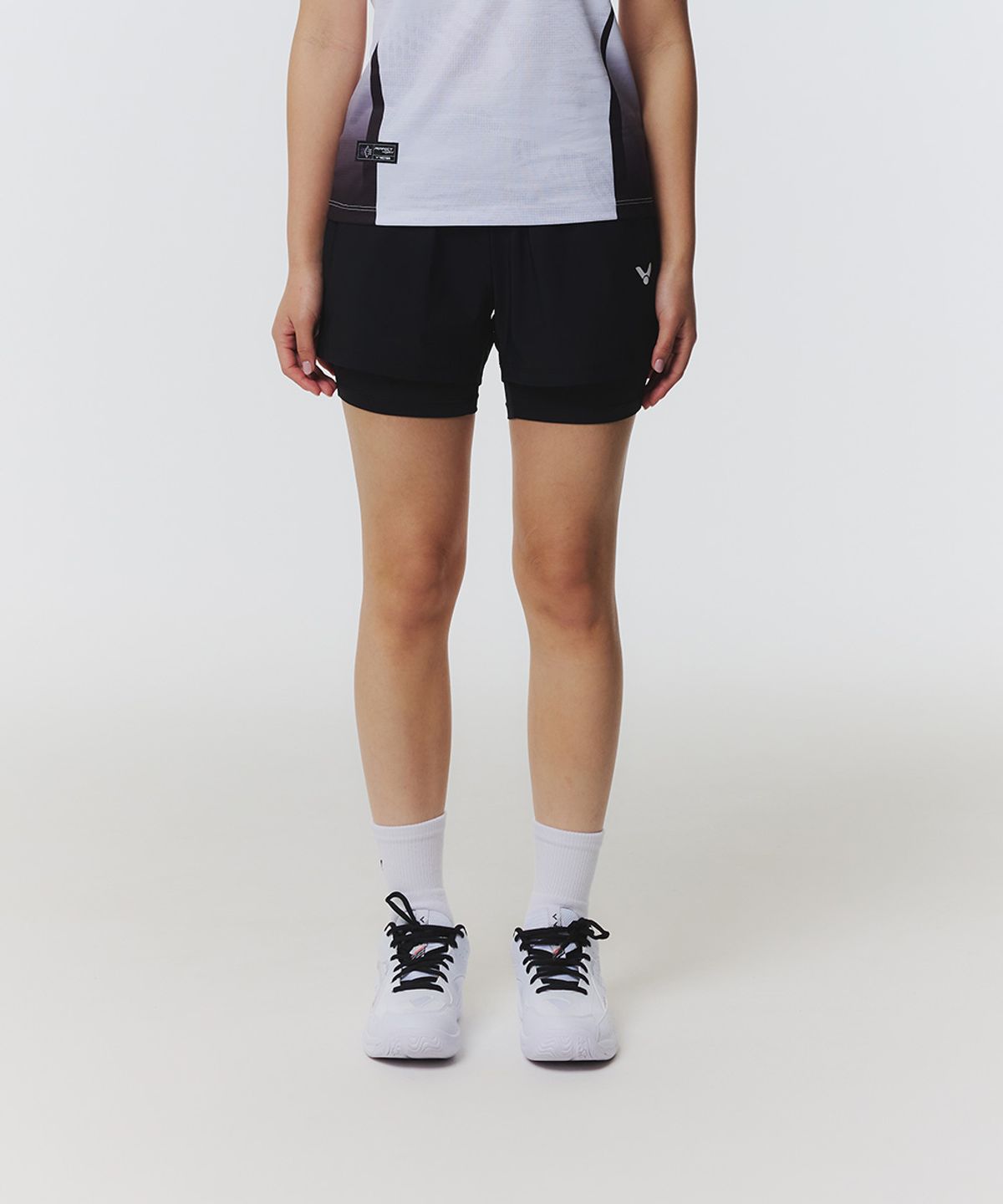 빅터(VICTOR) SAFE FIT LEGGINGS 배드민턴 여성 반바지 (VT26APS001F)