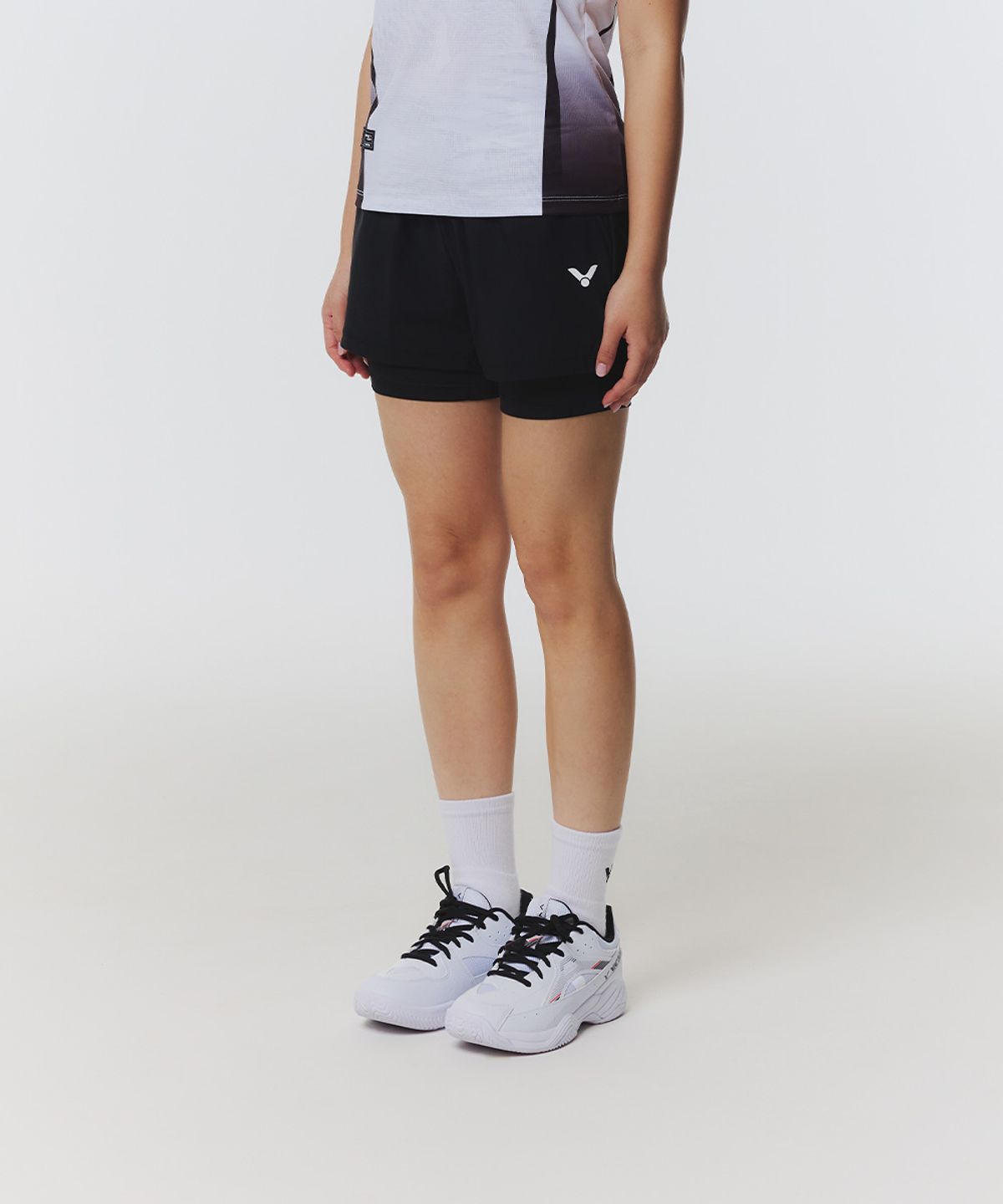 빅터(VICTOR) SAFE FIT LEGGINGS 배드민턴 여성 반바지 (VT26APS001F)