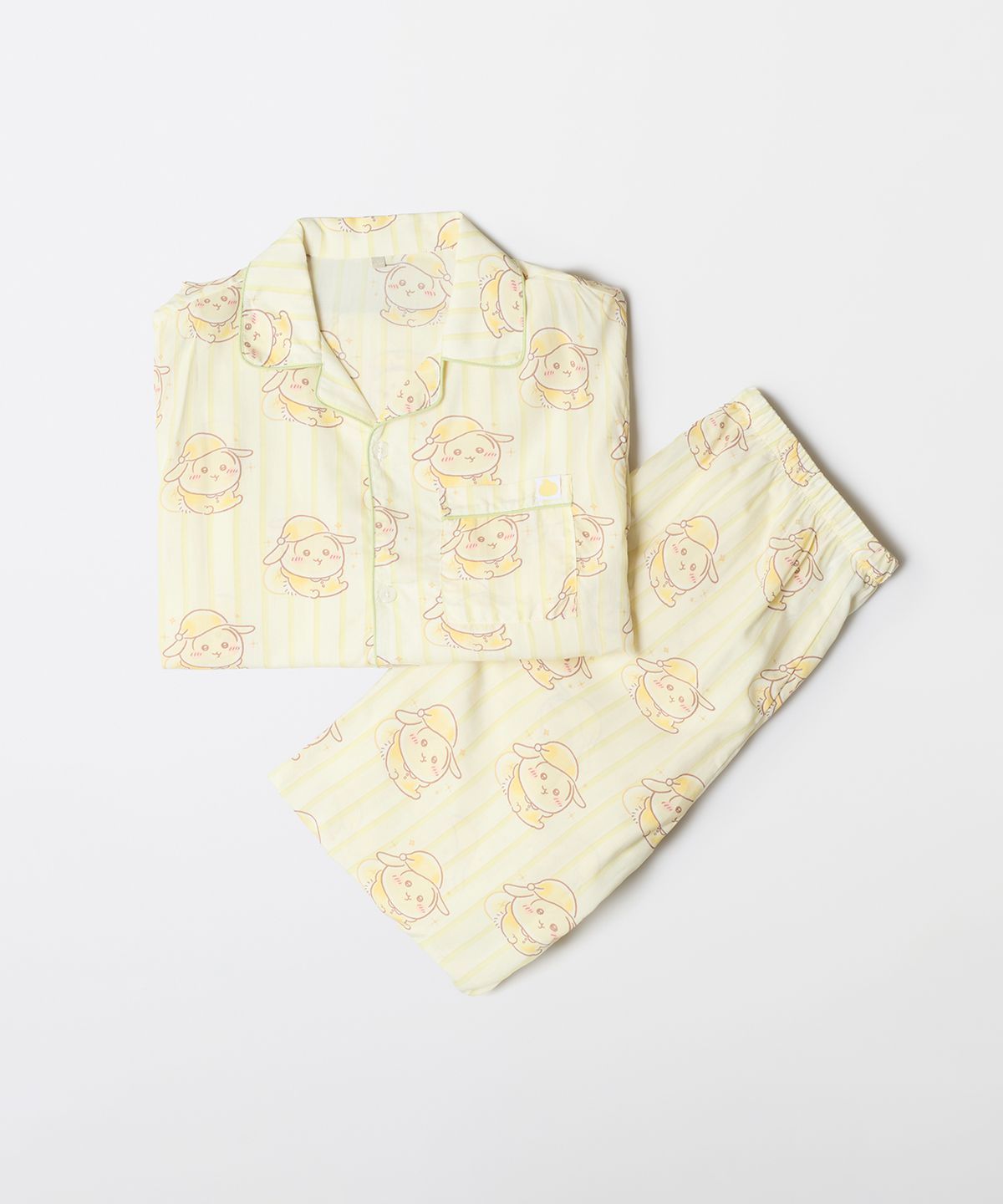 스파오(SPAO) [먼작귀] 먼가 작고 귀여운 긴팔 파자마(YELLOW)_SPPPG23U10