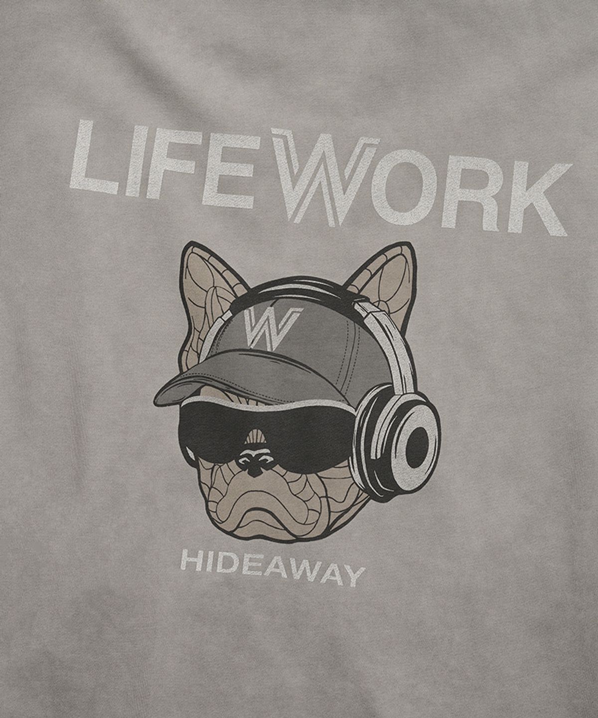 라이프워크(LIFEWORK) 가먼트다잉 힙독 후드 집업