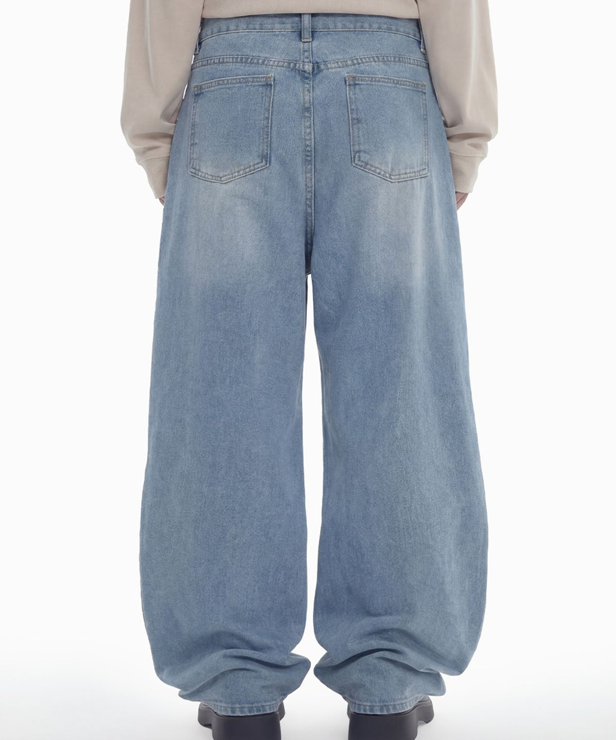 그레이버(GRAVER) [UNISEX]NAVI 와이드 커브드 진_3color