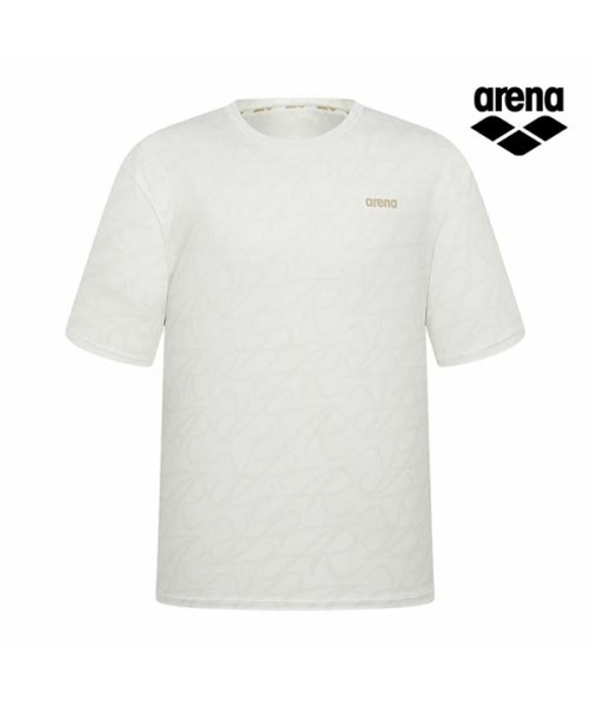 아레나(ARENA) 아리스 릴렉스핏 숏슬리브 래쉬가드 A6SM1RR01WHT