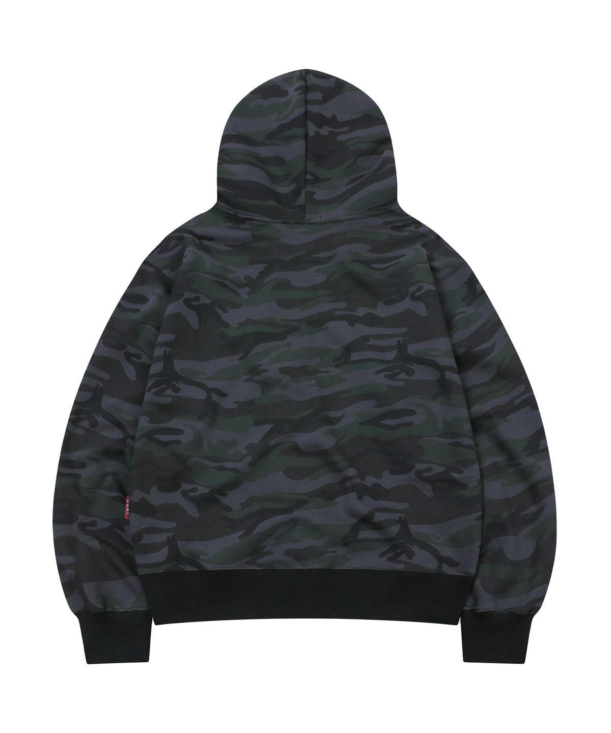 에스이에스티(S'EST) Solaris Camo Hoodie Zip Up Black