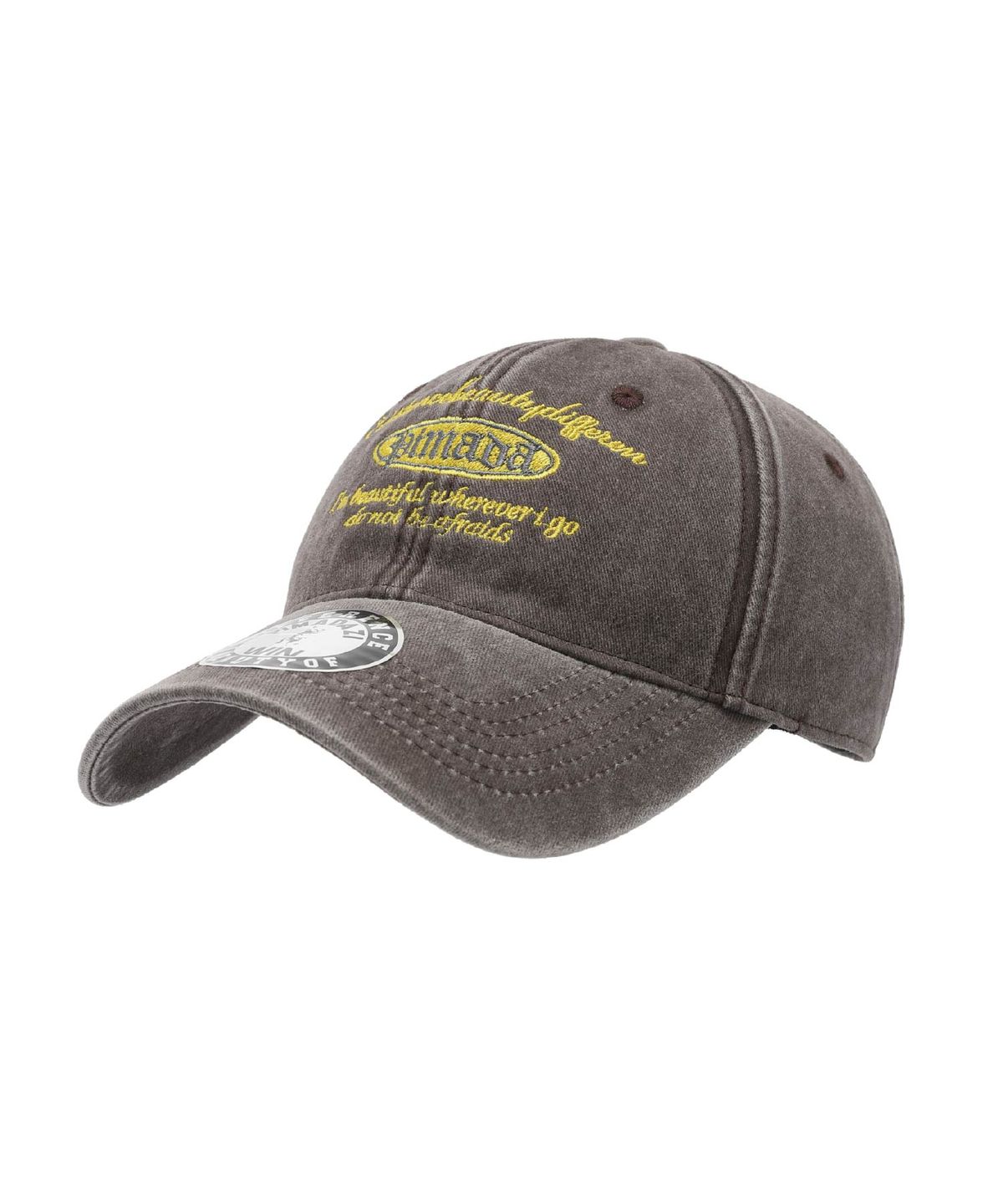 피마다지윈(PIMADAZIWIN) Pigment Logo Ballcap_[Brown]