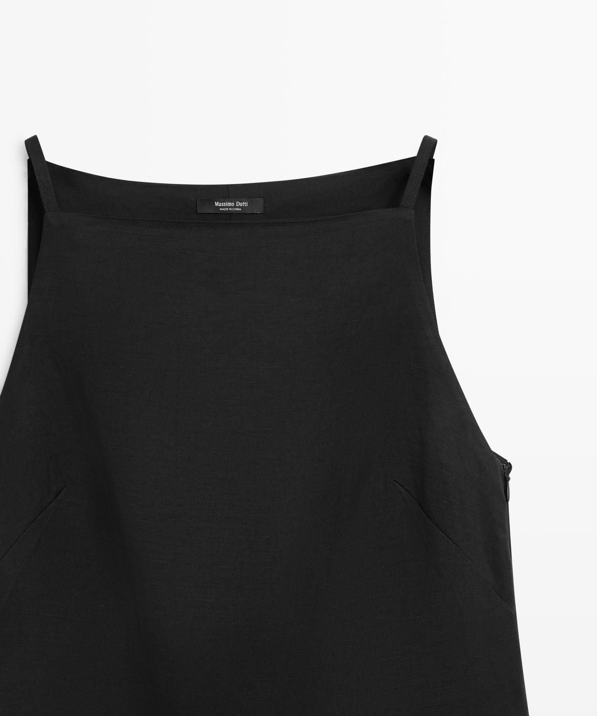 마시모두띠(MASSIMO DUTTI) 플루이드 미니 드레스