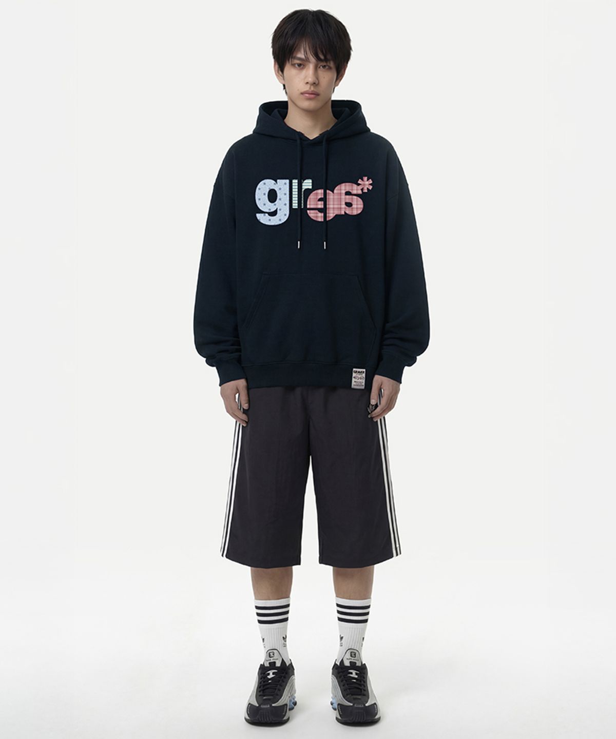 그레이버(GRAVER) [UNISEX]GRAE-S PATCH 후드티_3color