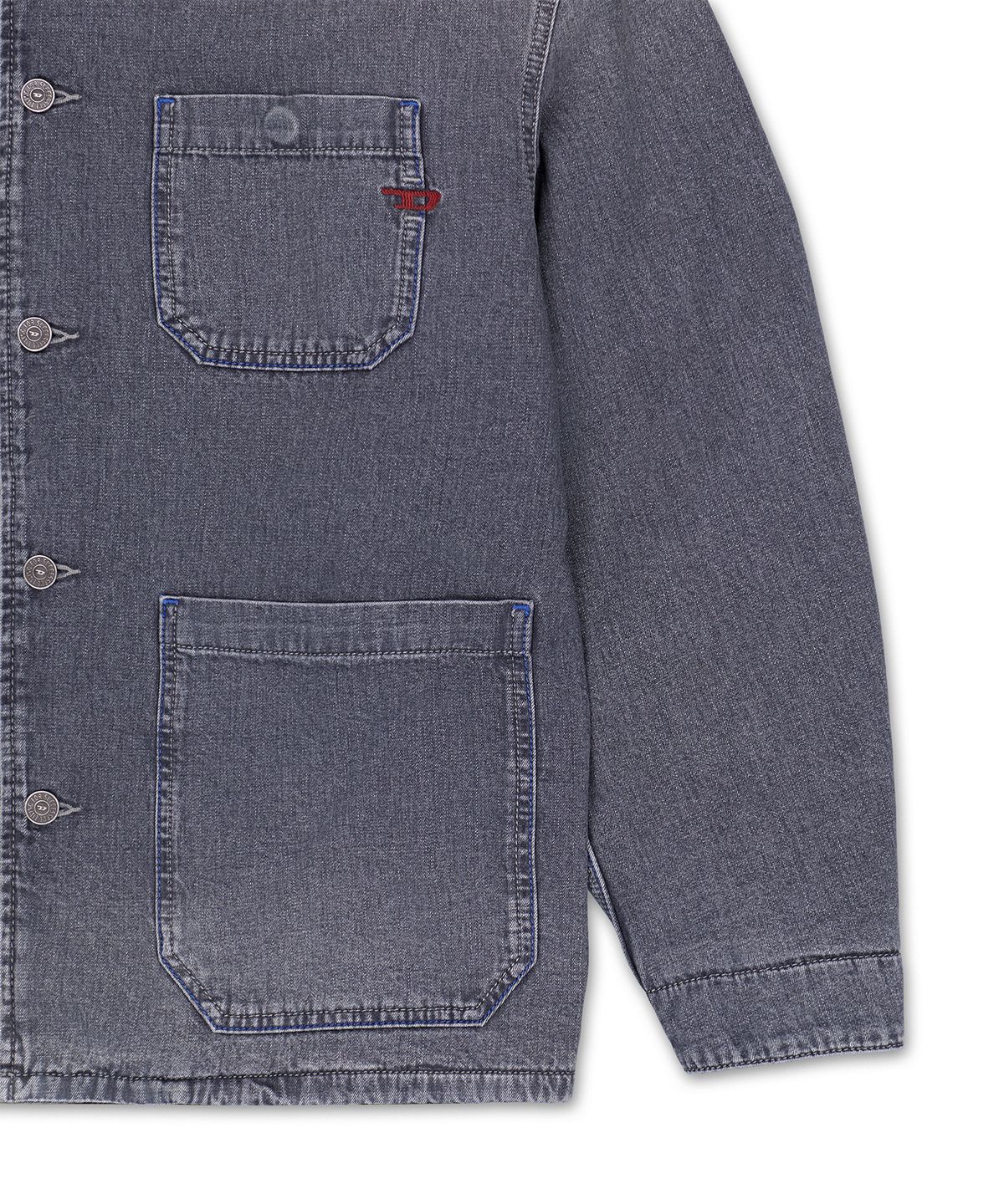 디젤(DIESEL) D-스탁-U-L 데님 재킷 - 그레이 / A2072609N8307