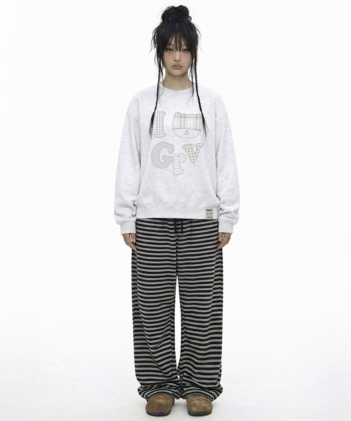 그레이버(GRAVER) [UNISEX]I LOVE GRV 맨투맨_4color