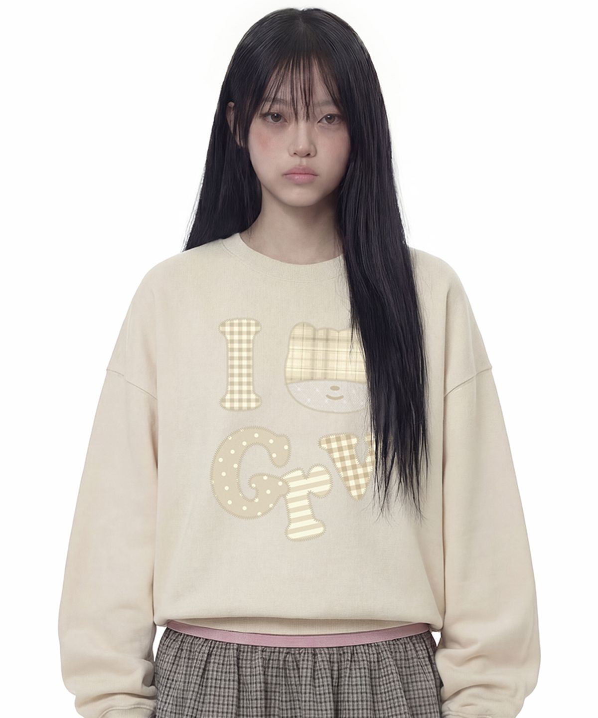 그레이버(GRAVER) [UNISEX]I LOVE GRV 맨투맨_4color