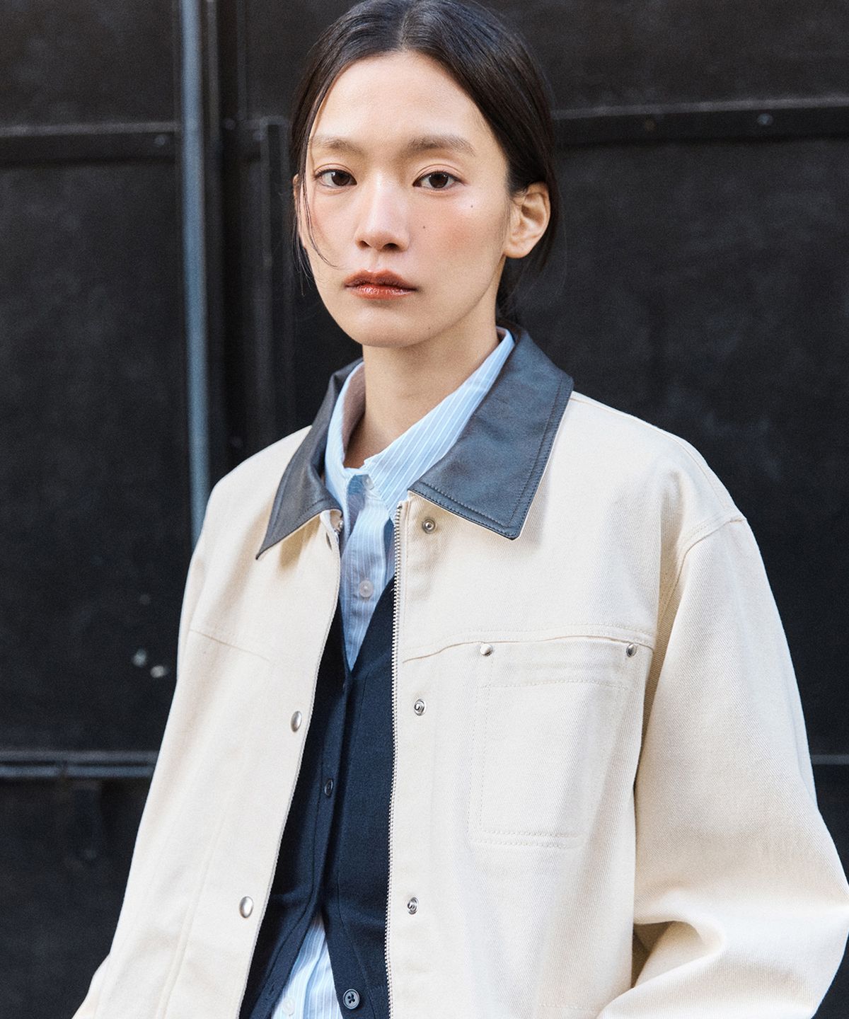 미쏘(MIXXO) [에센셜] V넥 가디건_MIWCKG320T
