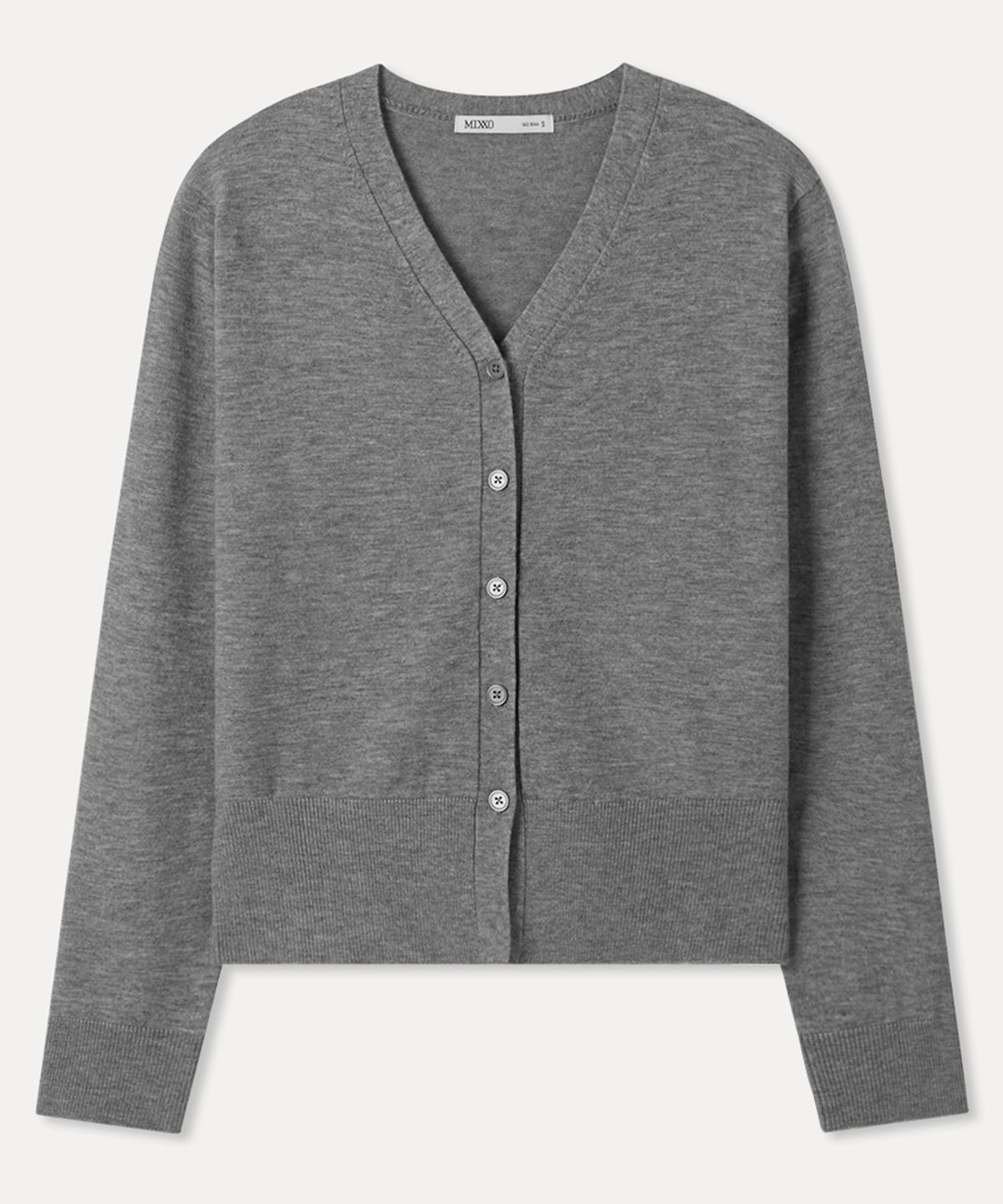 미쏘(MIXXO) [에센셜] V넥 가디건_MIWCKG320T