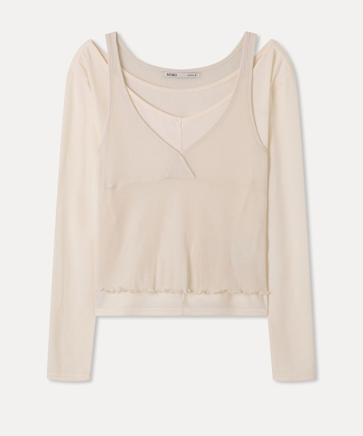 미쏘(MIXXO) 레이어드 긴팔 티셔츠_MIWLWG302A