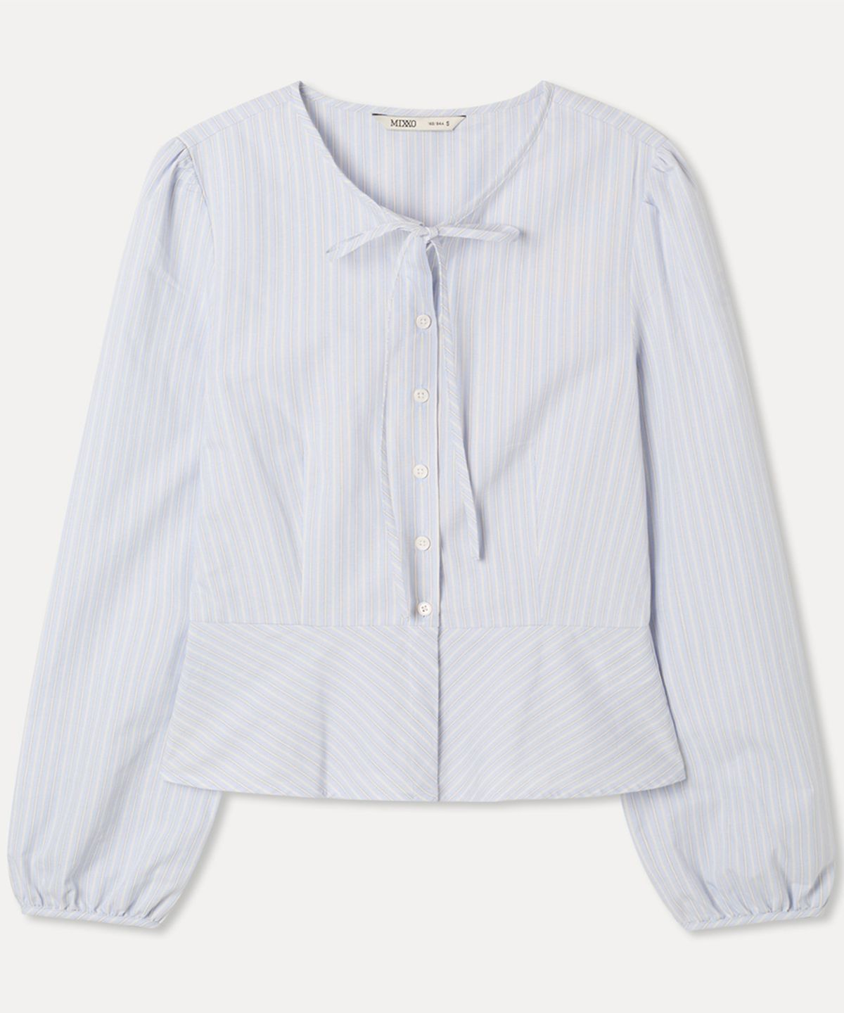 미쏘(MIXXO) 페플럼 블라우스_MIWBLG301B