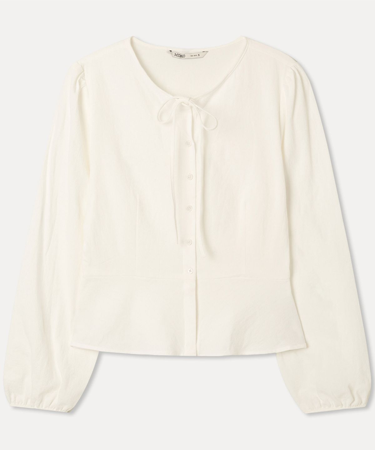 미쏘(MIXXO) 페플럼 블라우스_MIWBLG301B