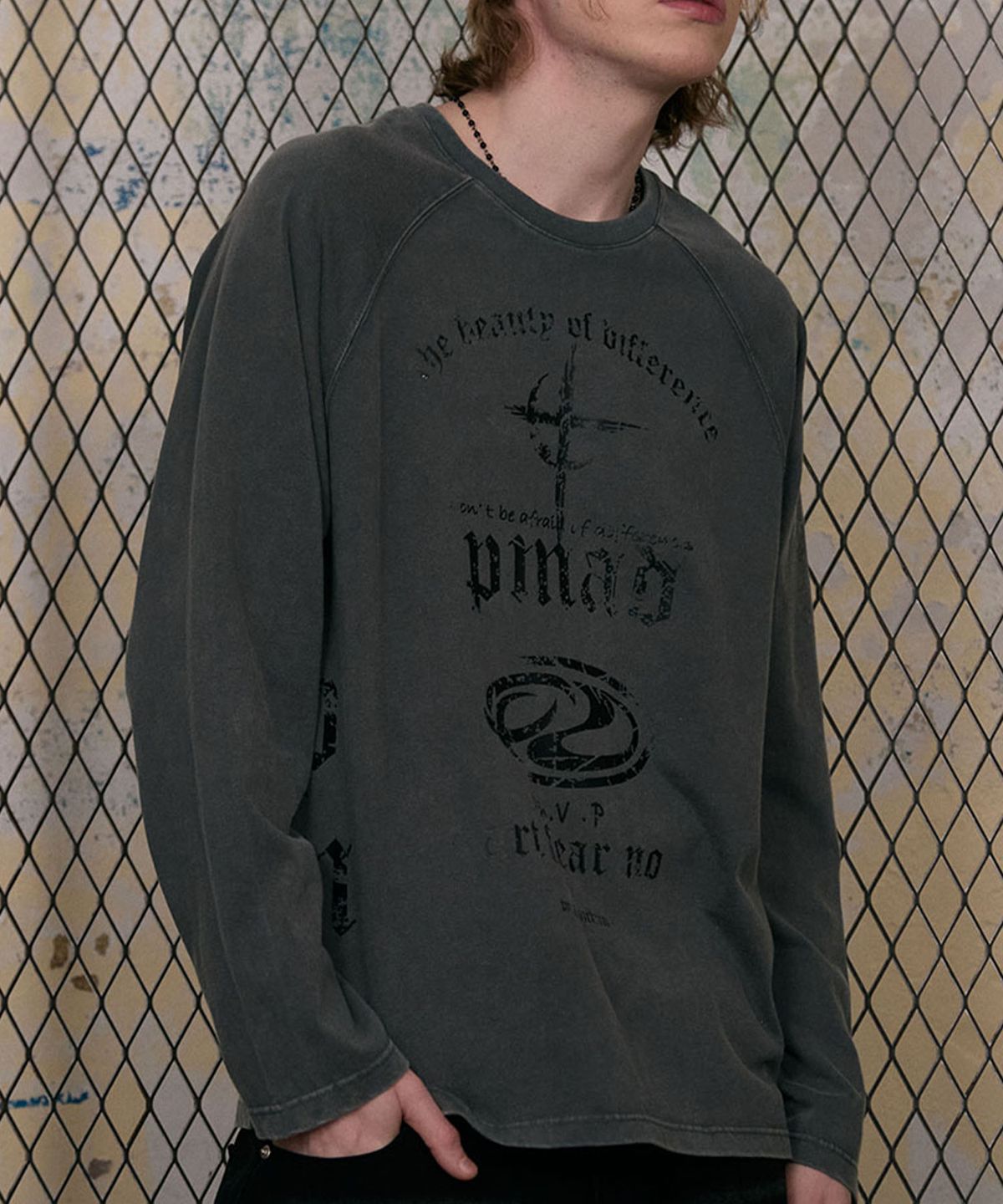 피마다지윈(PIMADAZIWIN) Dark Label Sulfur T-shirt_3Color
