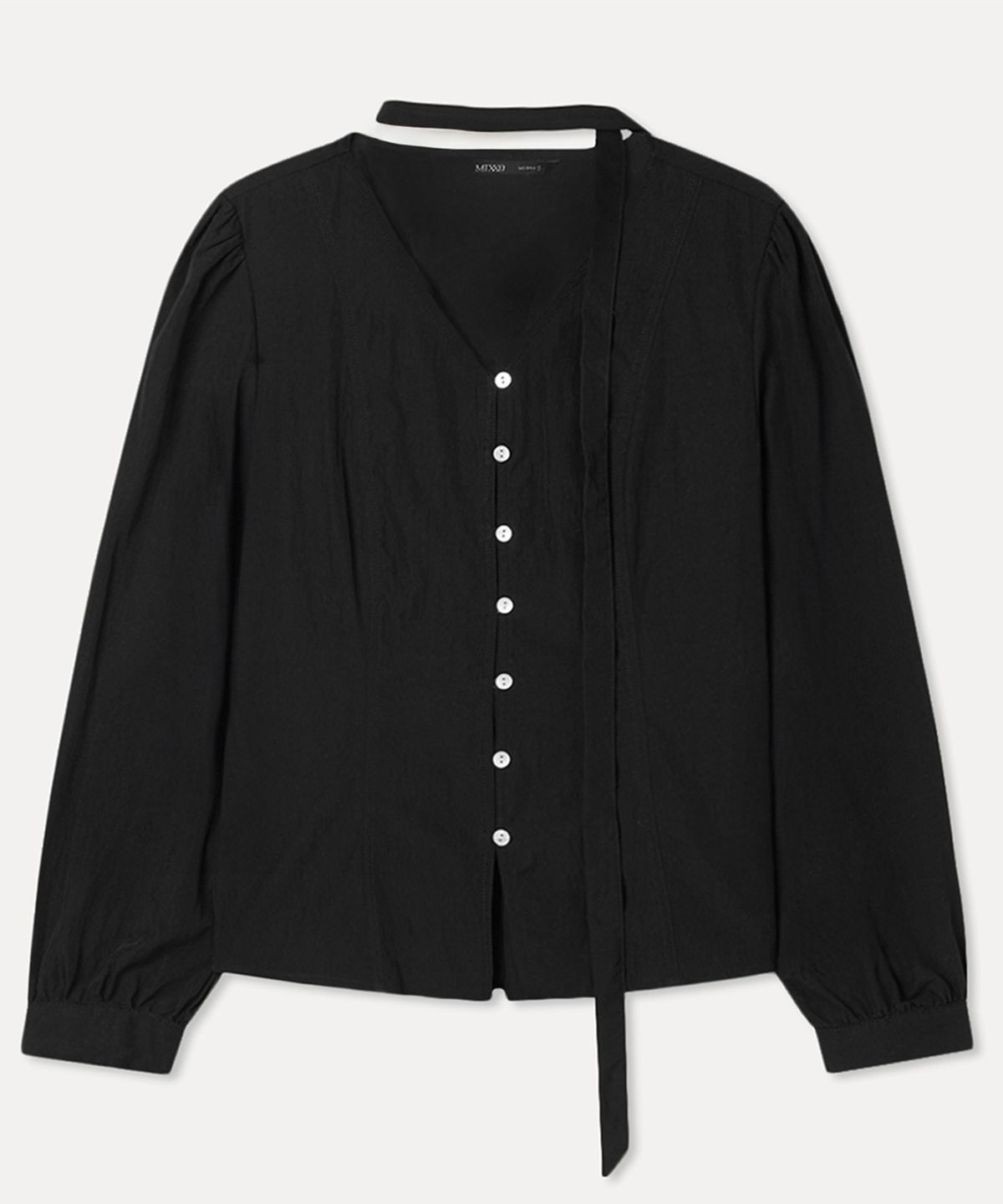 미쏘(MIXXO) 타이 블라우스_MIWBLG301G MIWBWG50QG MIWBWG70QG