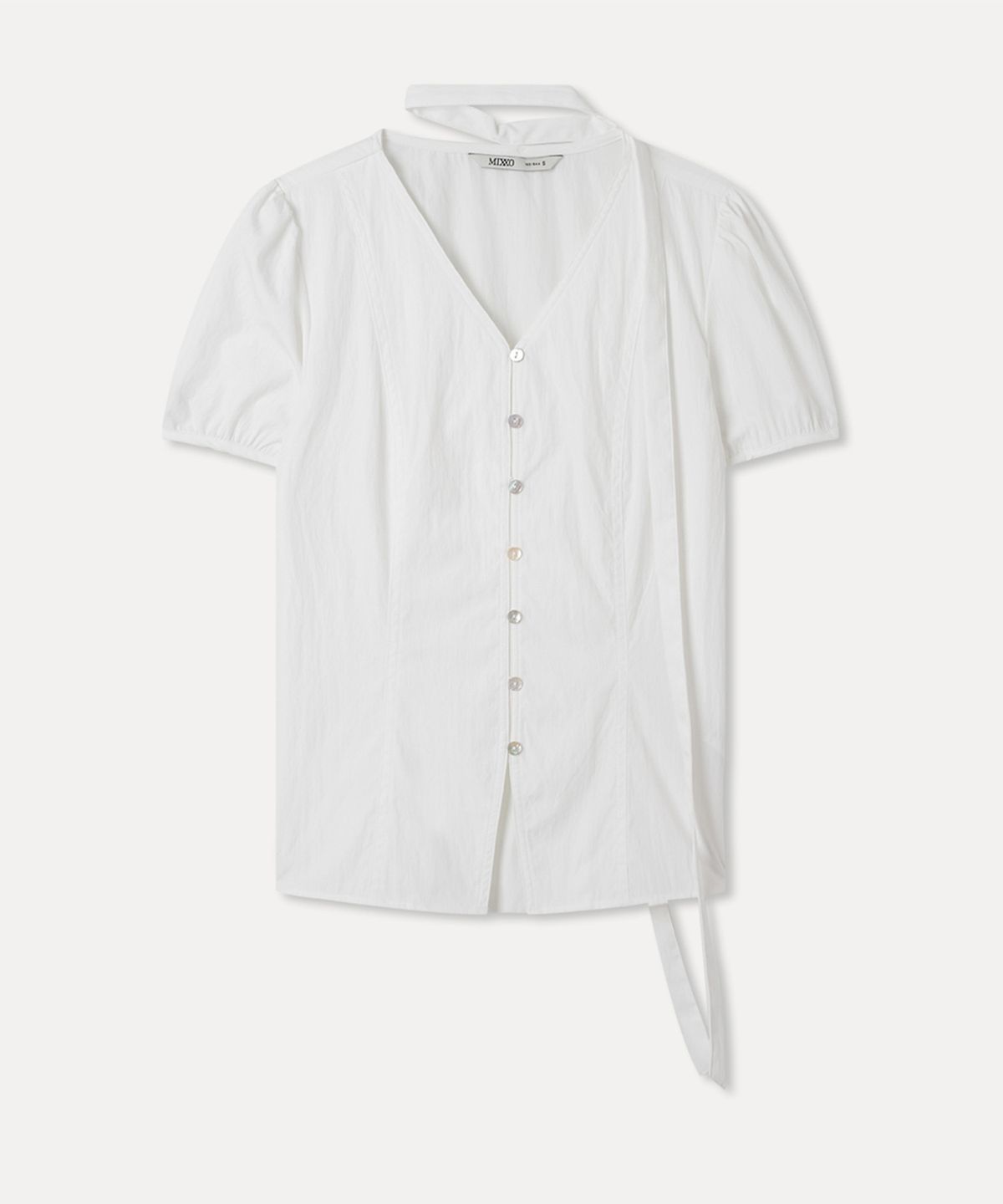 미쏘(MIXXO) 타이 블라우스_MIWBLG301G MIWBWG50QG MIWBWG70QG