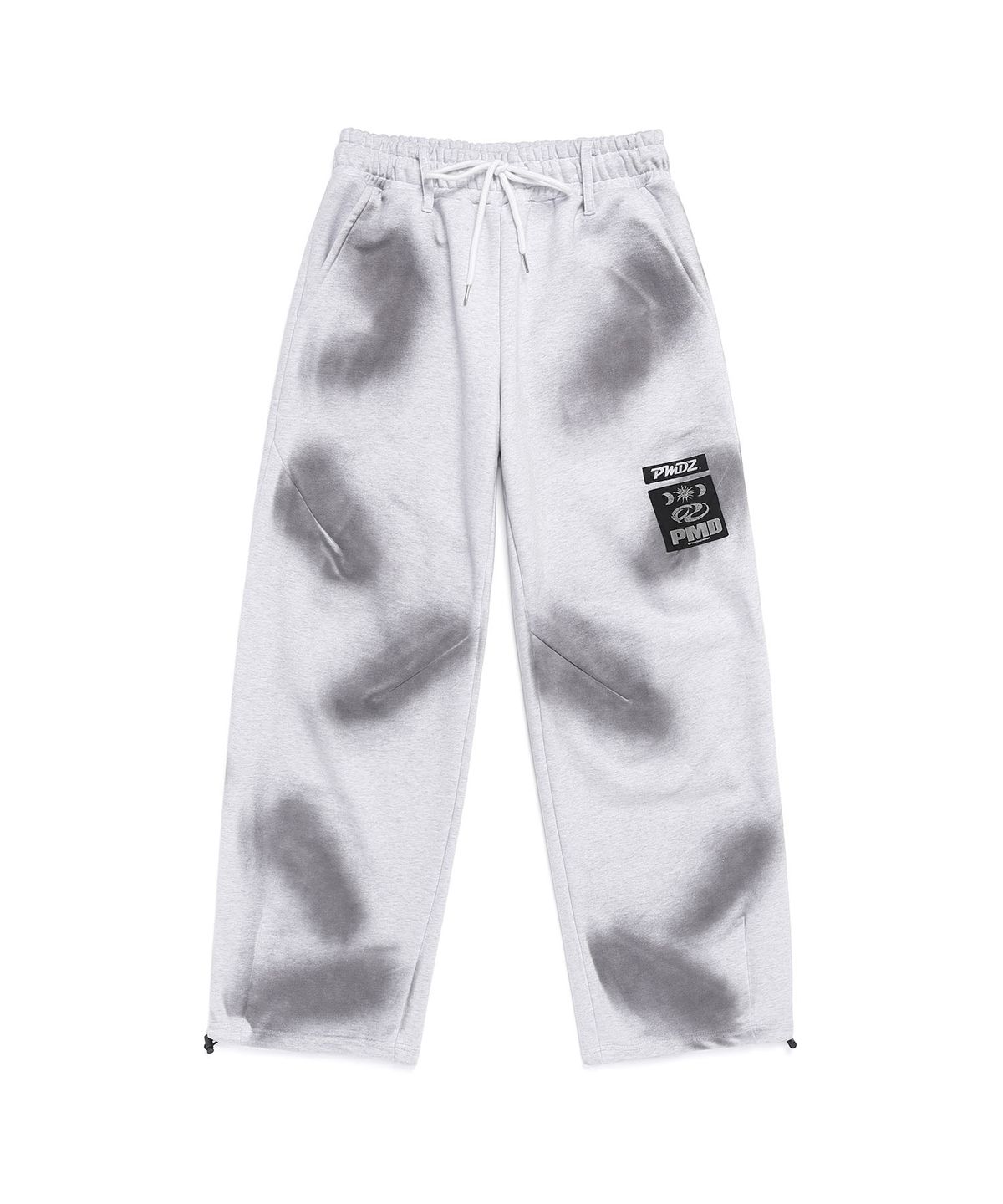 피마다지윈(PIMADAZIWIN) Smoke Curved Pants_[White Melange]