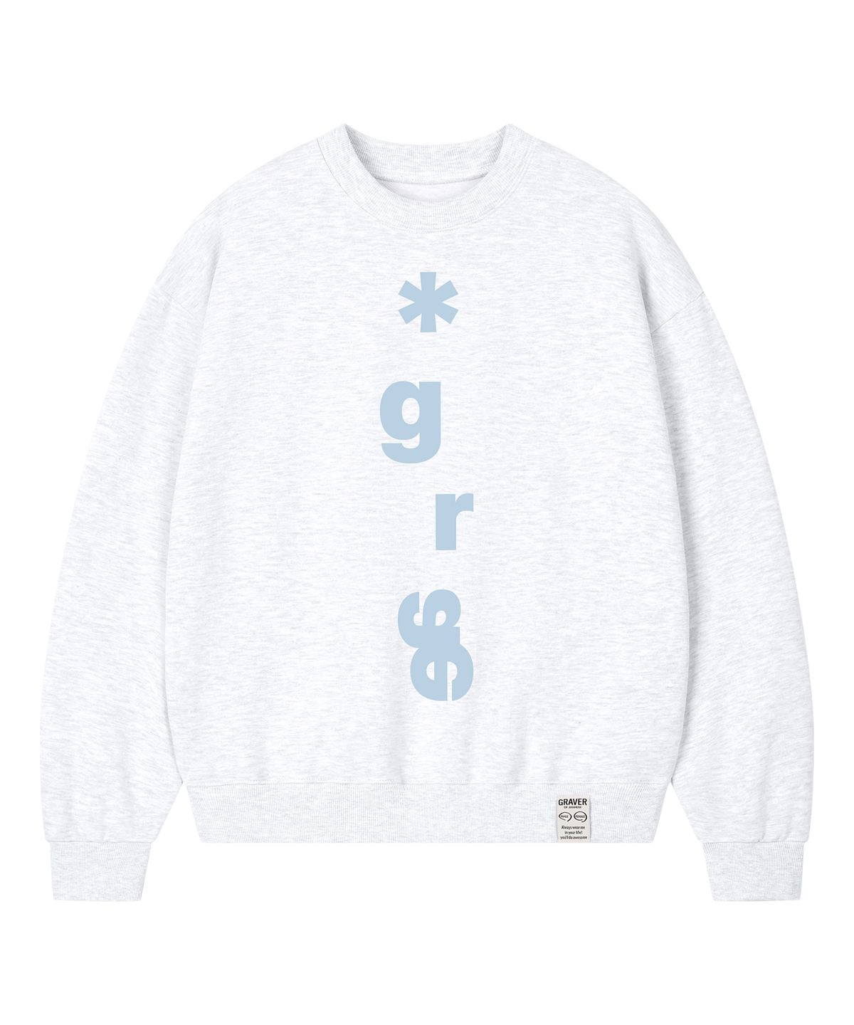 그레이버(GRAVER) [UNISEX]GRAE-S vertical 맨투맨_4color