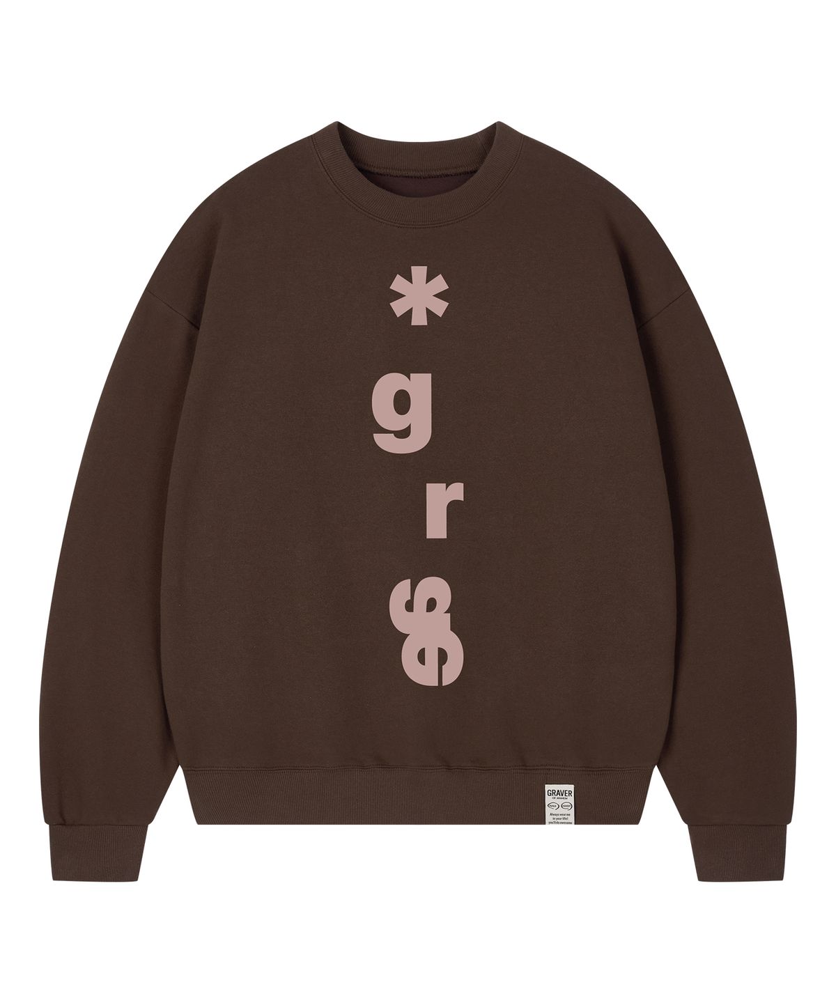 그레이버(GRAVER) [UNISEX]GRAE-S vertical 맨투맨_4color