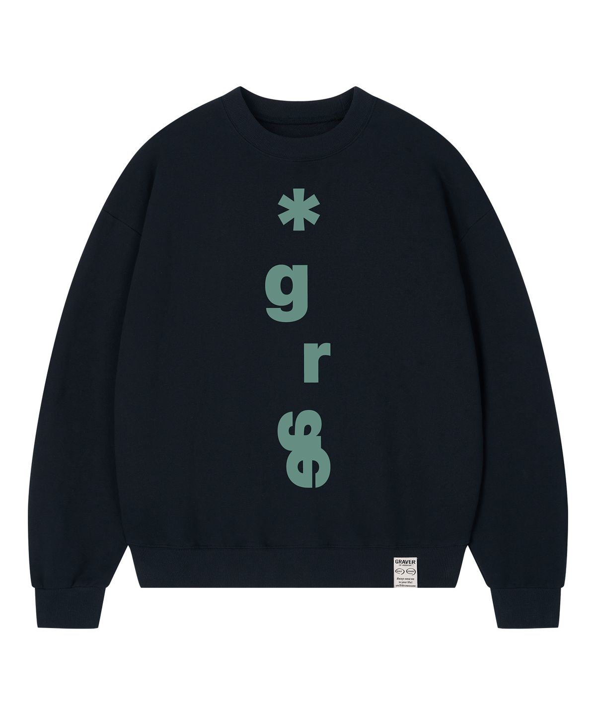그레이버(GRAVER) [UNISEX]GRAE-S vertical 맨투맨_4color
