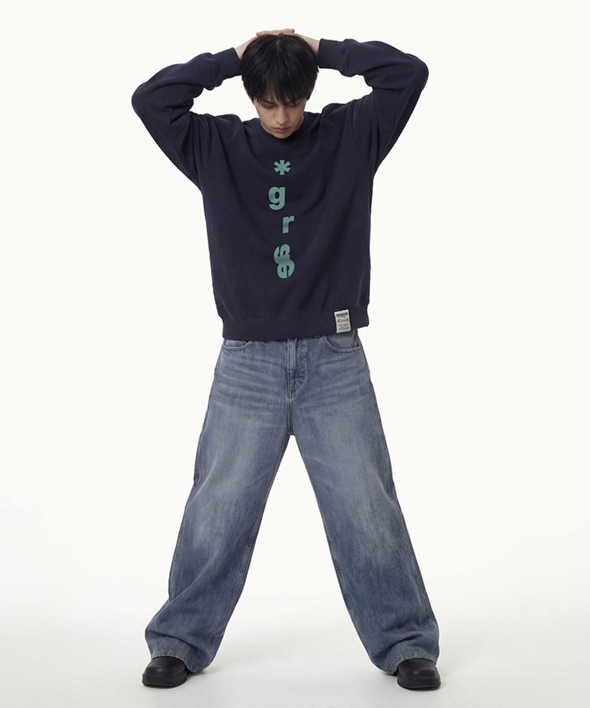 그레이버(GRAVER) [UNISEX]GRAE-S vertical 맨투맨_4color
