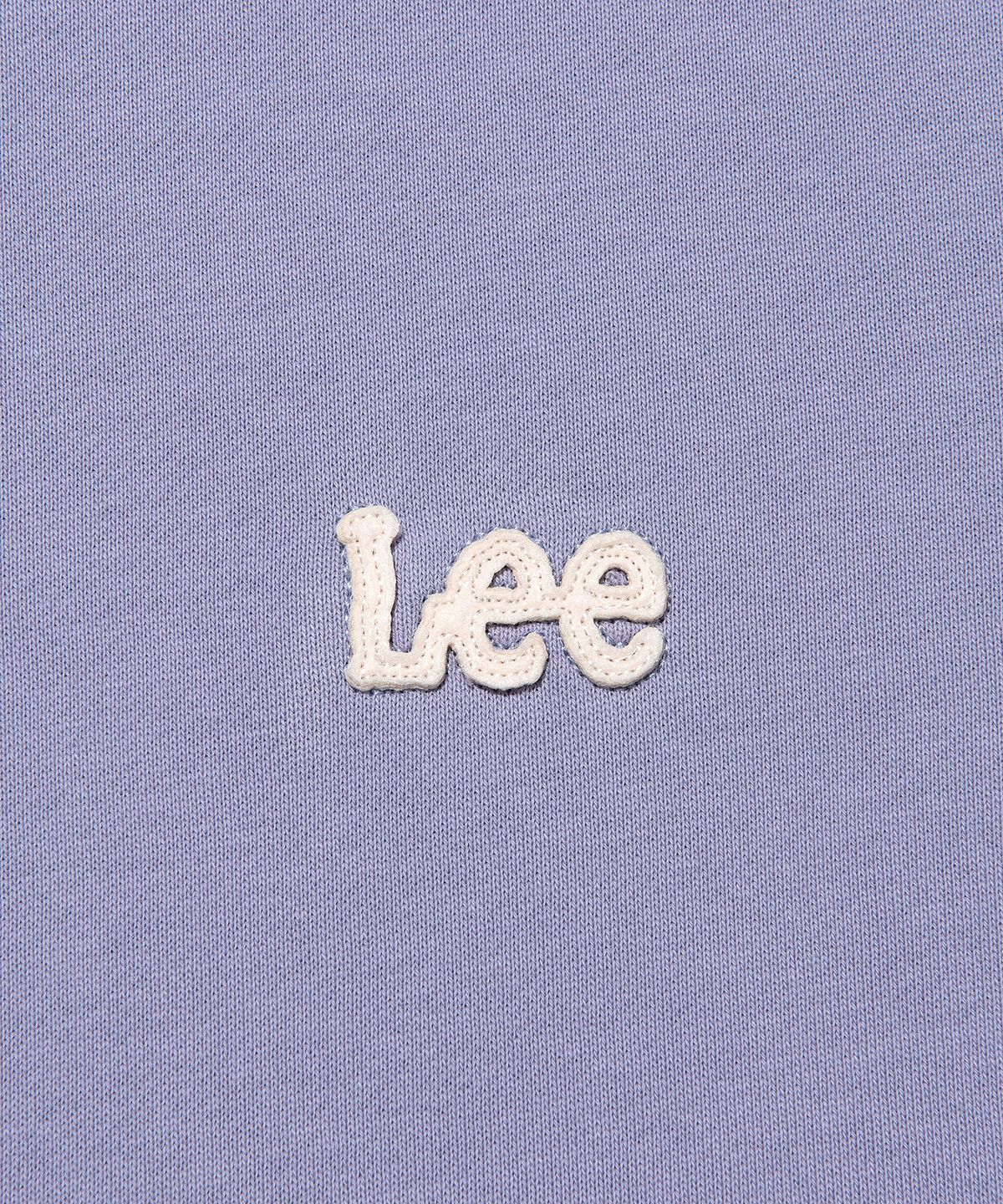 리(LEE) 펠트 트위치 로고 후드 라이트 퍼플