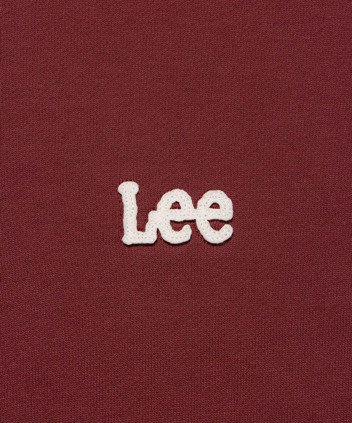 리(LEE) 펠트 트위치 로고 맨투맨 레드