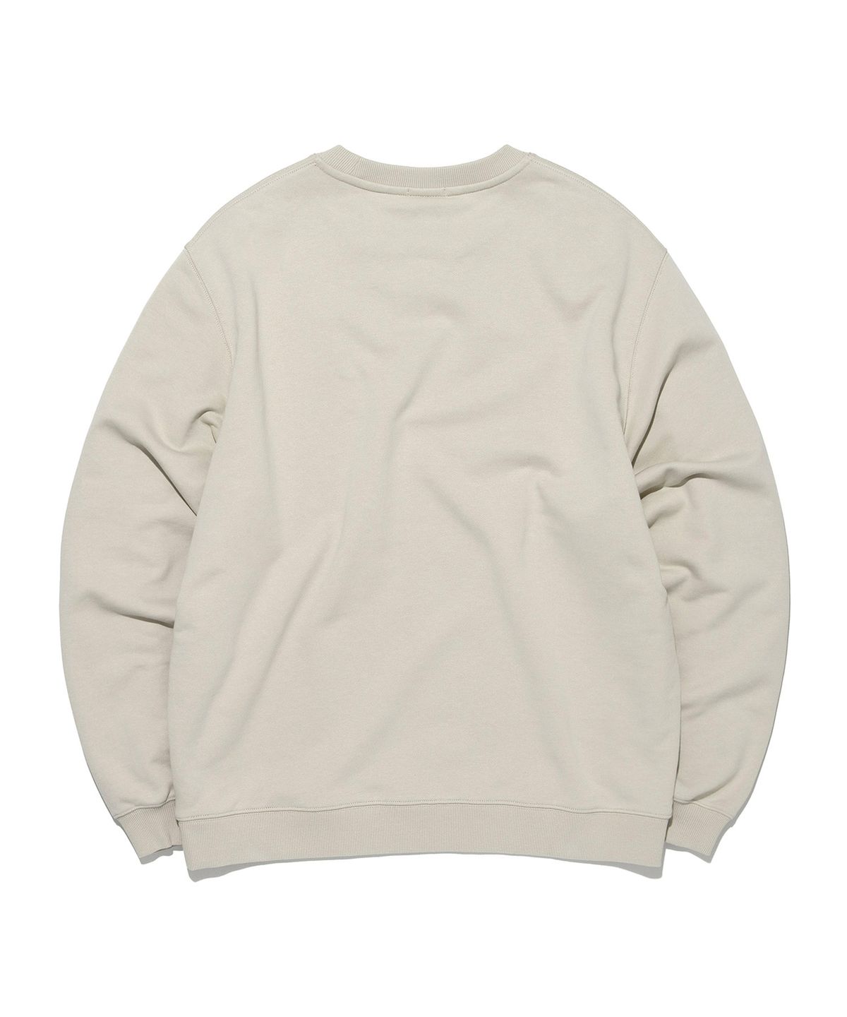 리(LEE) 펠트 트위치 로고 맨투맨 그레이시 베이지