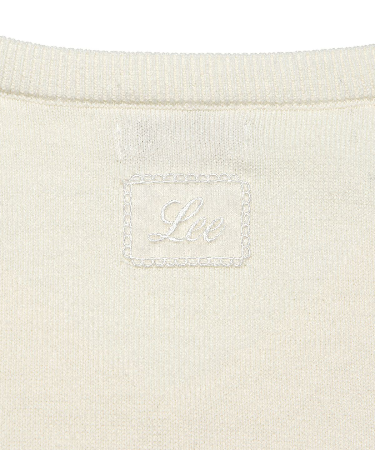 리(LEE) 우먼 브이넥 니트 아이보리