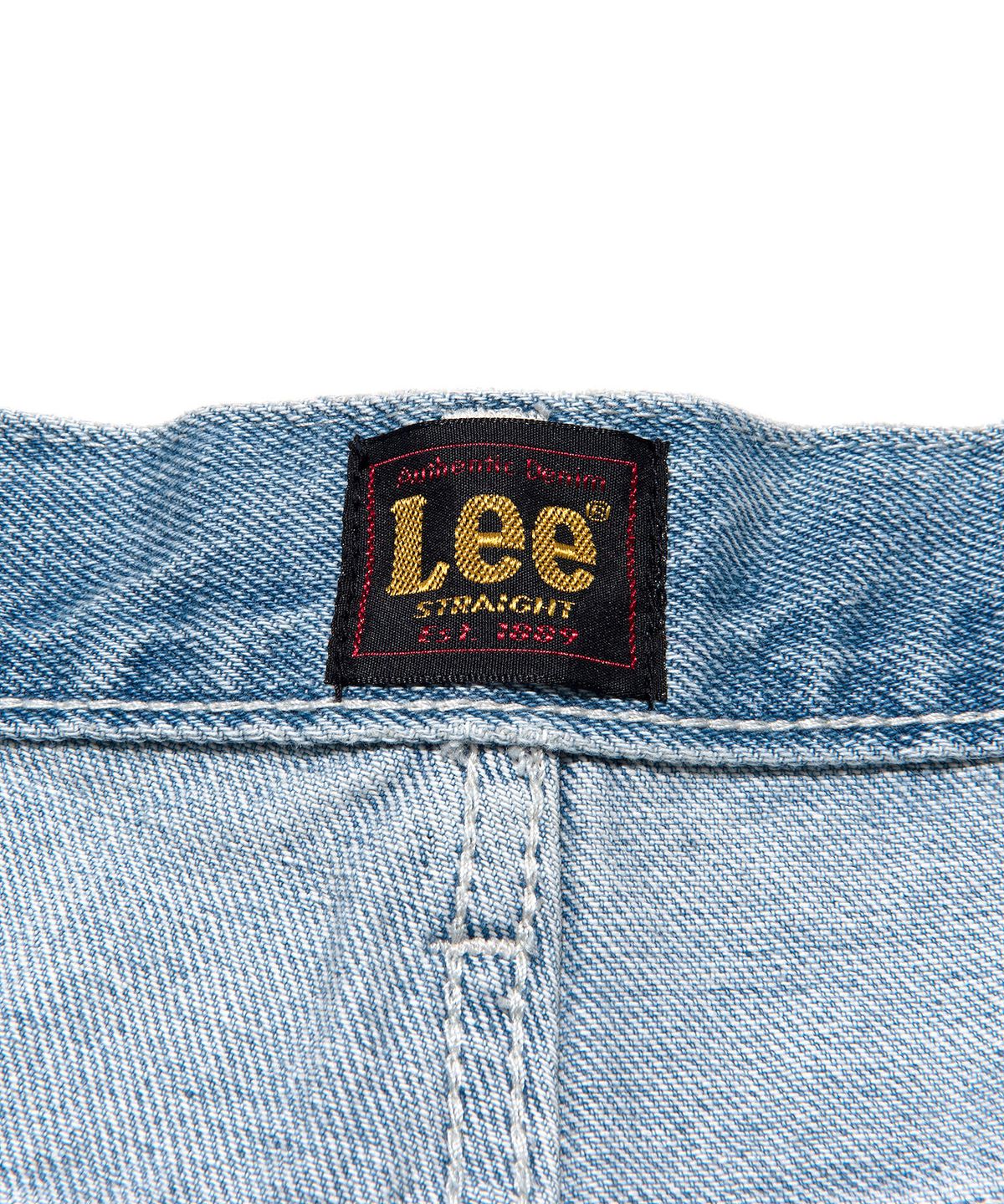 리(LEE) 맨 스트레이트핏 데님 팬츠 인디고 라이트