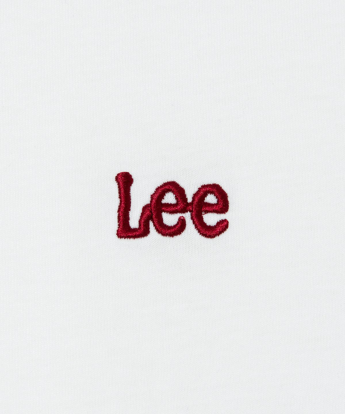 리(LEE) 스몰 트위치 로고 반팔 티셔츠 화이트