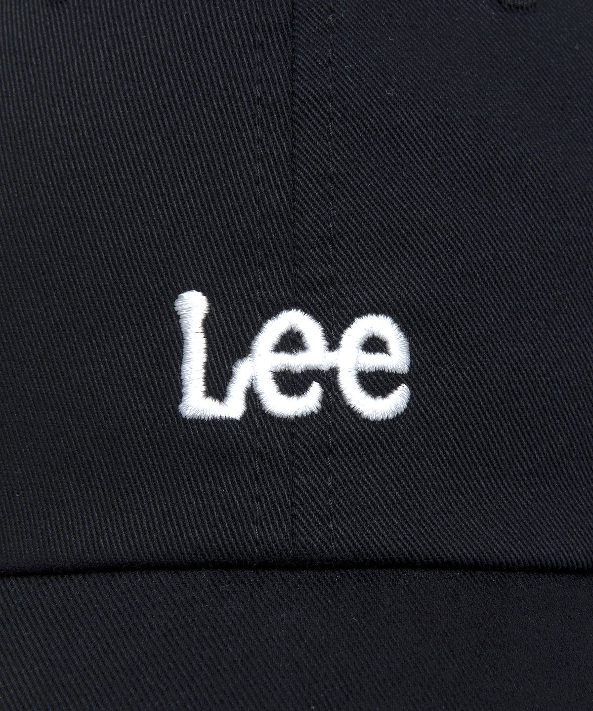 리(LEE) 스몰 트위치 로고 코튼 볼캡 블랙