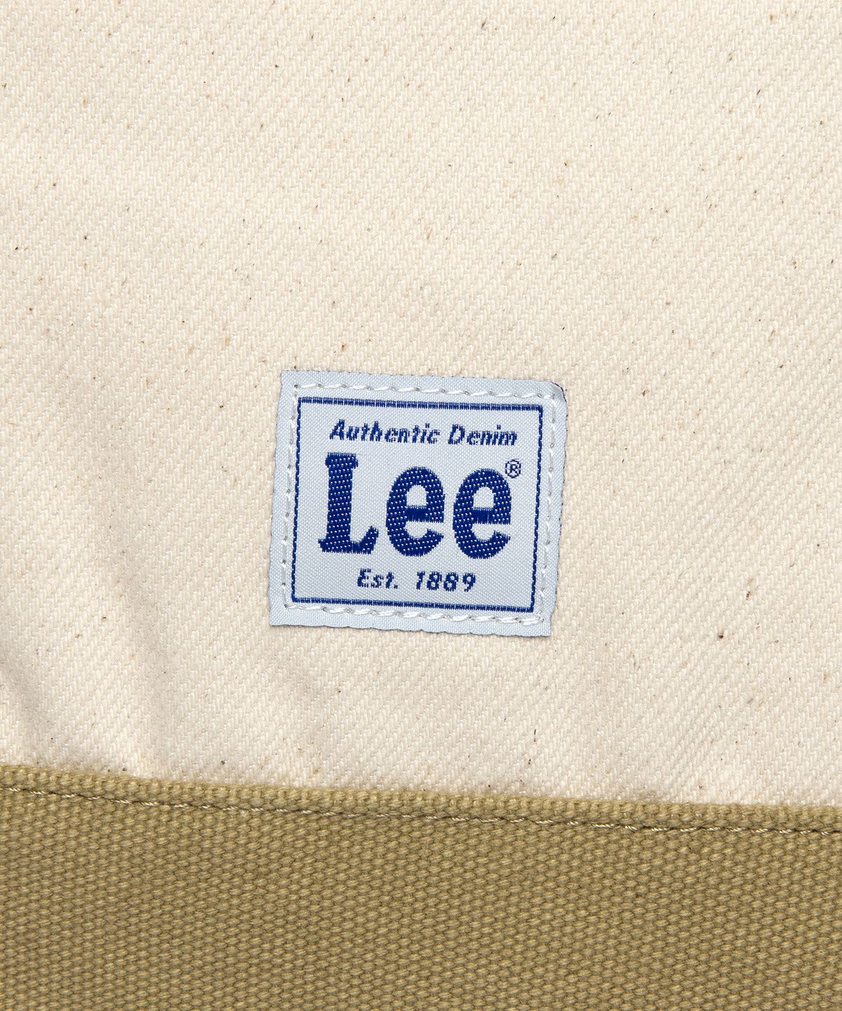 리(LEE) 코튼 버킷 숄더백 아이보리