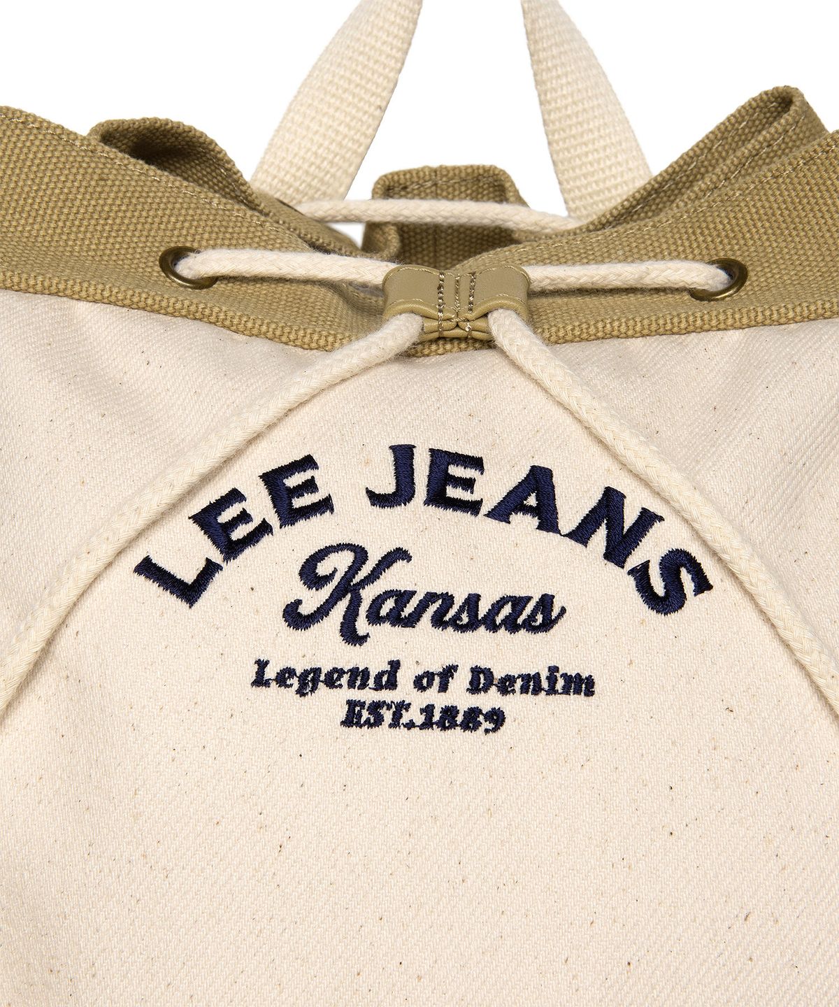 리(LEE) 투웨이 버킷 백팩 아이보리