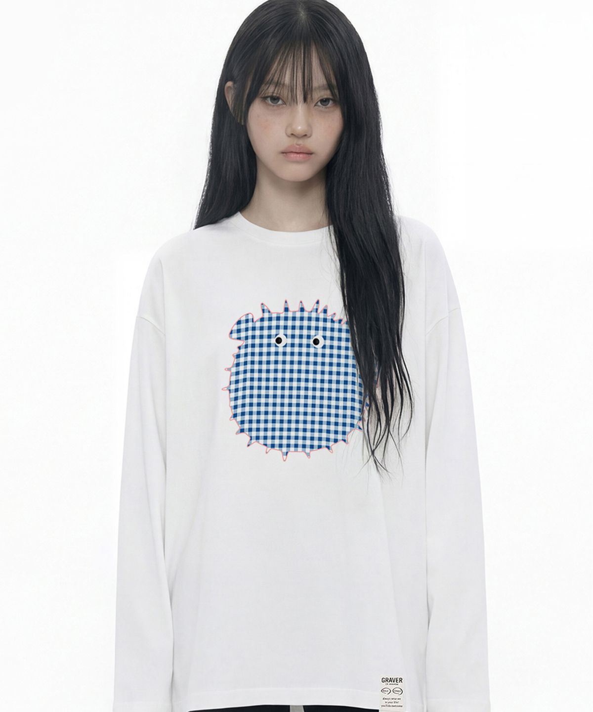 그레이버(GRAVER) [UNISEX]SEAFRIENDS 롱슬리브 티셔츠_3color