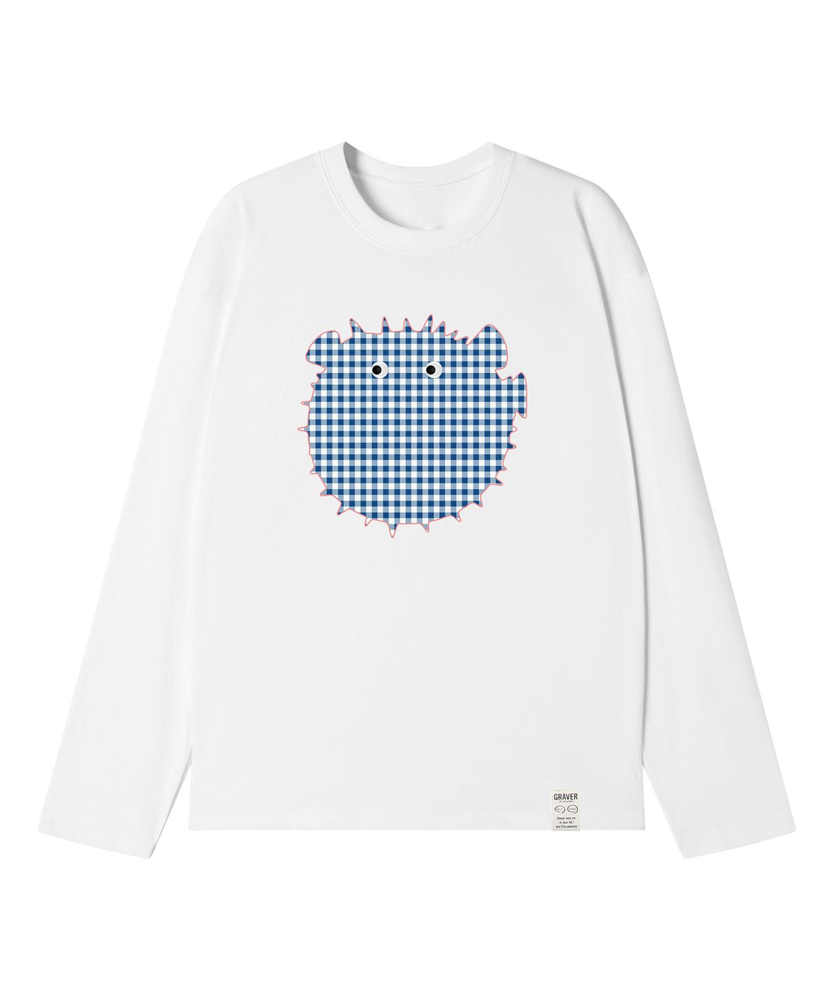 그레이버(GRAVER) [UNISEX]SEAFRIENDS 롱슬리브 티셔츠_3color