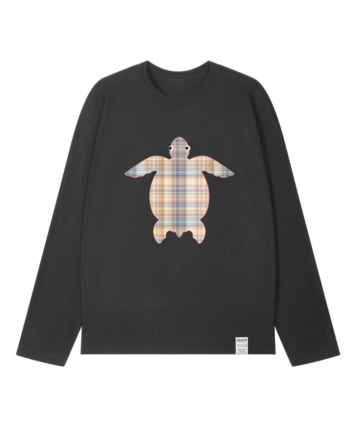 그레이버(GRAVER) [UNISEX]SEAFRIENDS 롱슬리브 티셔츠_3color