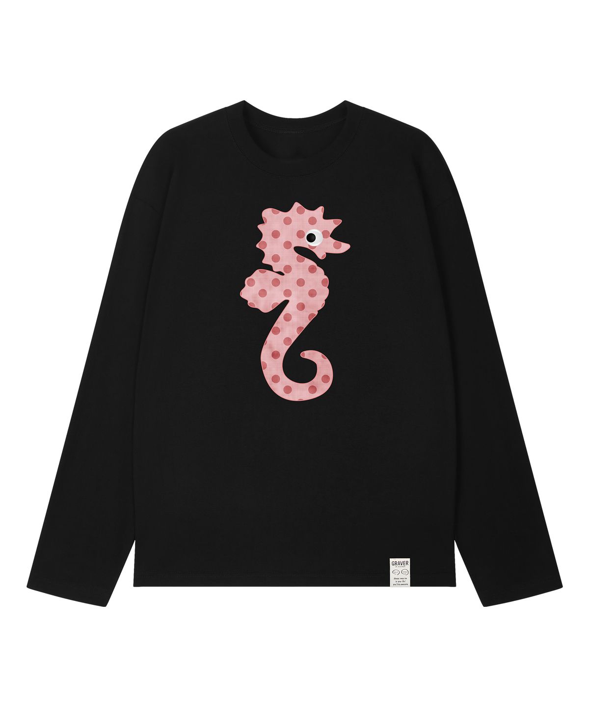 그레이버(GRAVER) [UNISEX]SEAFRIENDS 롱슬리브 티셔츠_3color