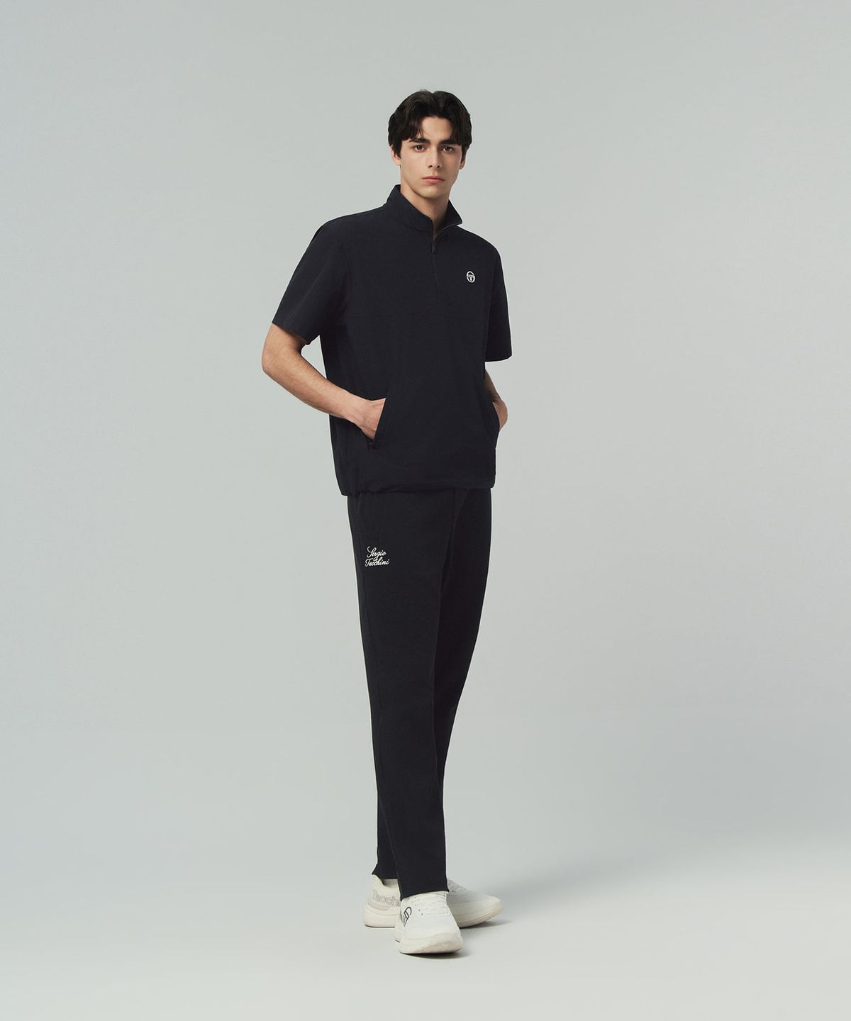 세르지오 타키니(SERGIO TACCHINI) M 쿠쉬라이트 트랙팬츠 (Black)