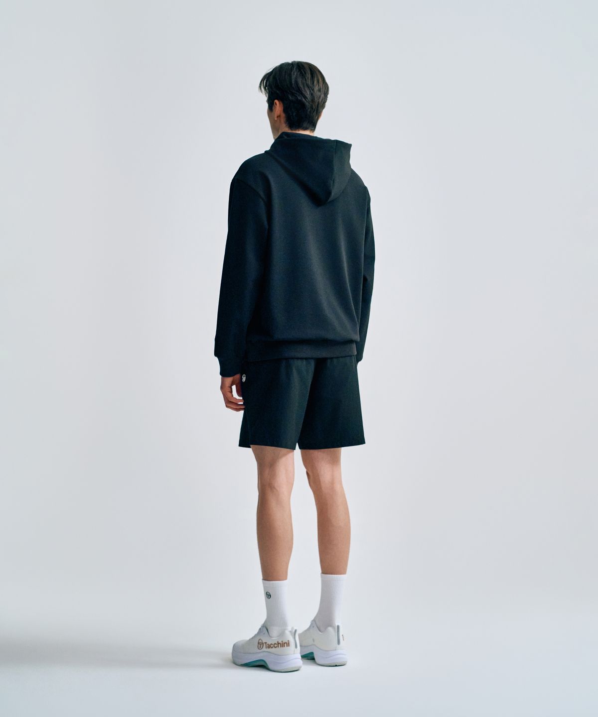 세르지오 타키니(SERGIO TACCHINI) U 쿠쉬라이트 로고 후디 (Black)