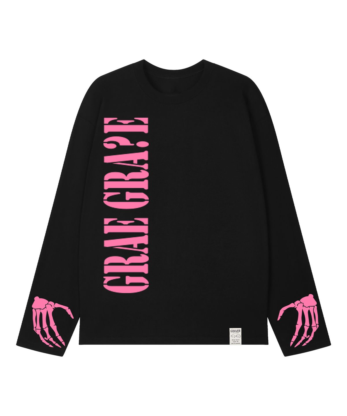 그레이버(GRAVER) [UNISEX]GRAEGRAVE 롱슬리브 티셔츠_3COLOR