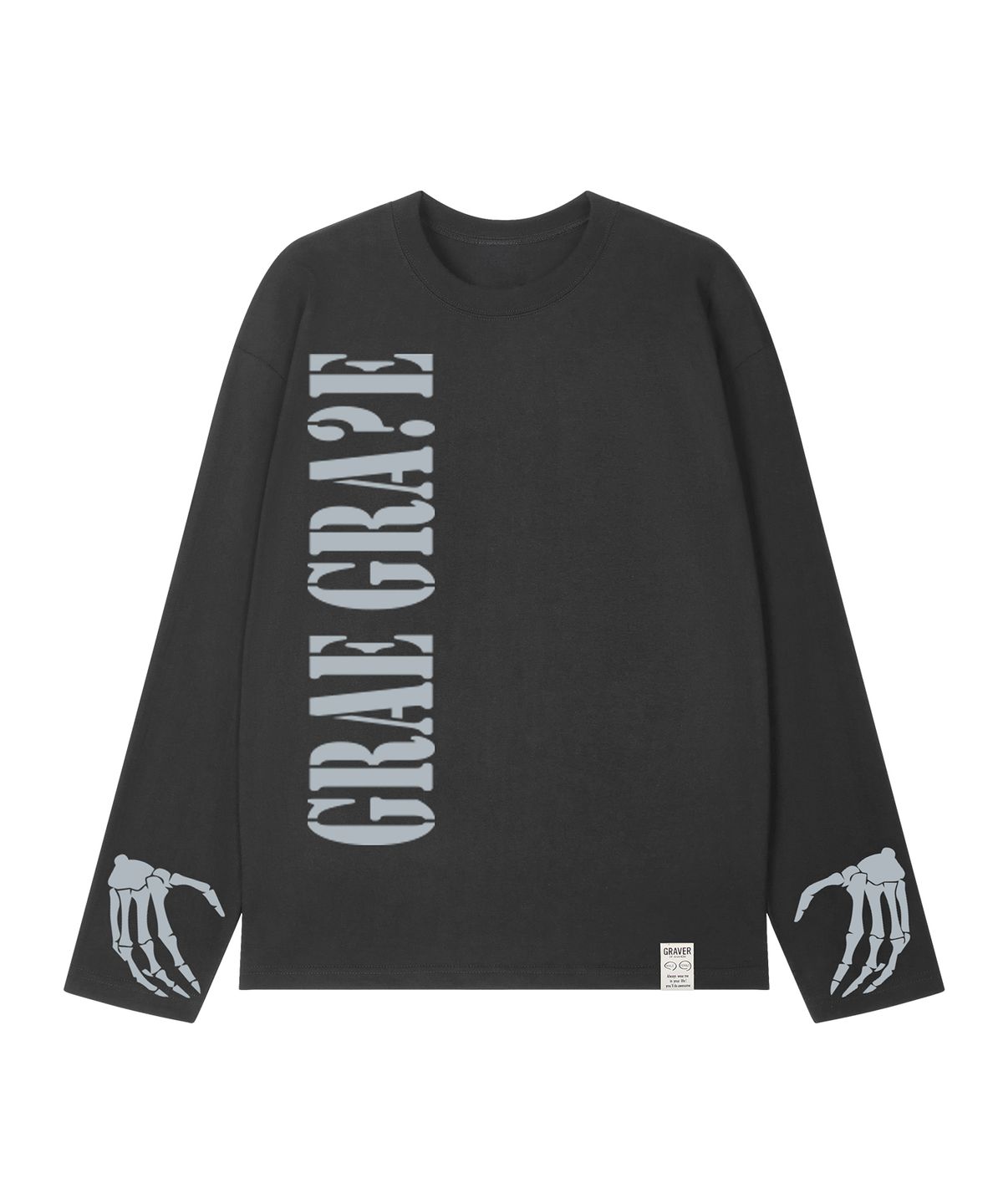 그레이버(GRAVER) [UNISEX]GRAEGRAVE 롱슬리브 티셔츠_3COLOR