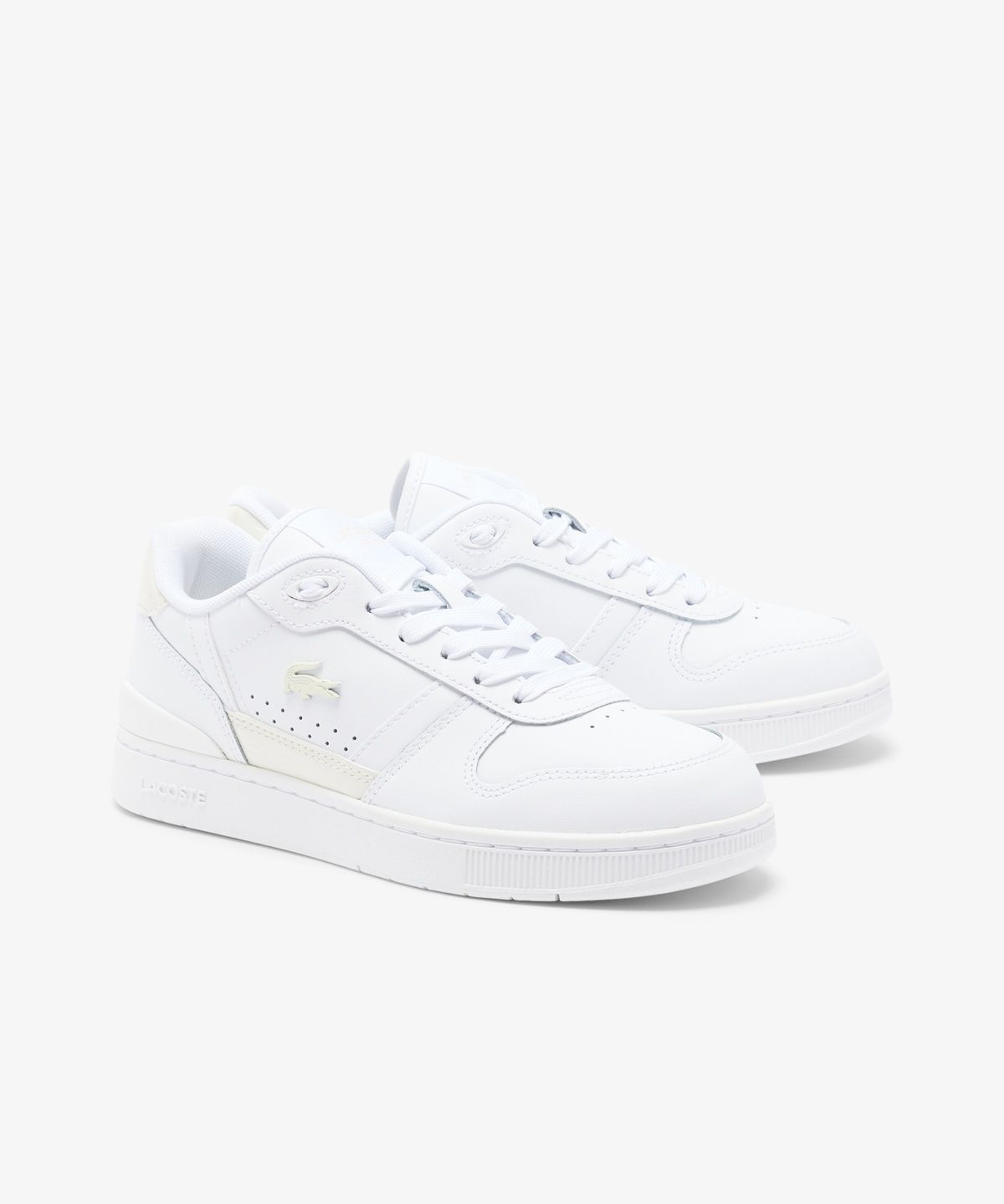 라코스테(LACOSTE) 여성 T-Clip Set 레더 스니커즈 RZ0188W56G 65T