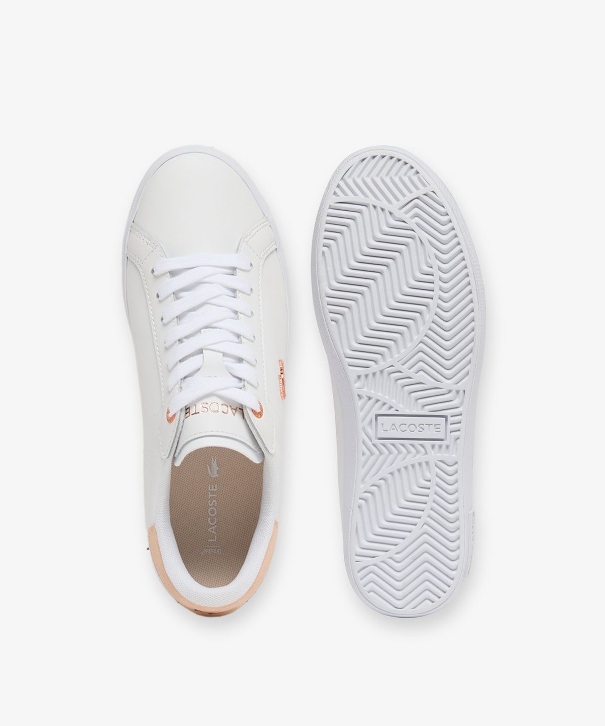 라코스테(LACOSTE) 여성 Powercourt 레더 스니커즈 RZ0193W56G 1Y9