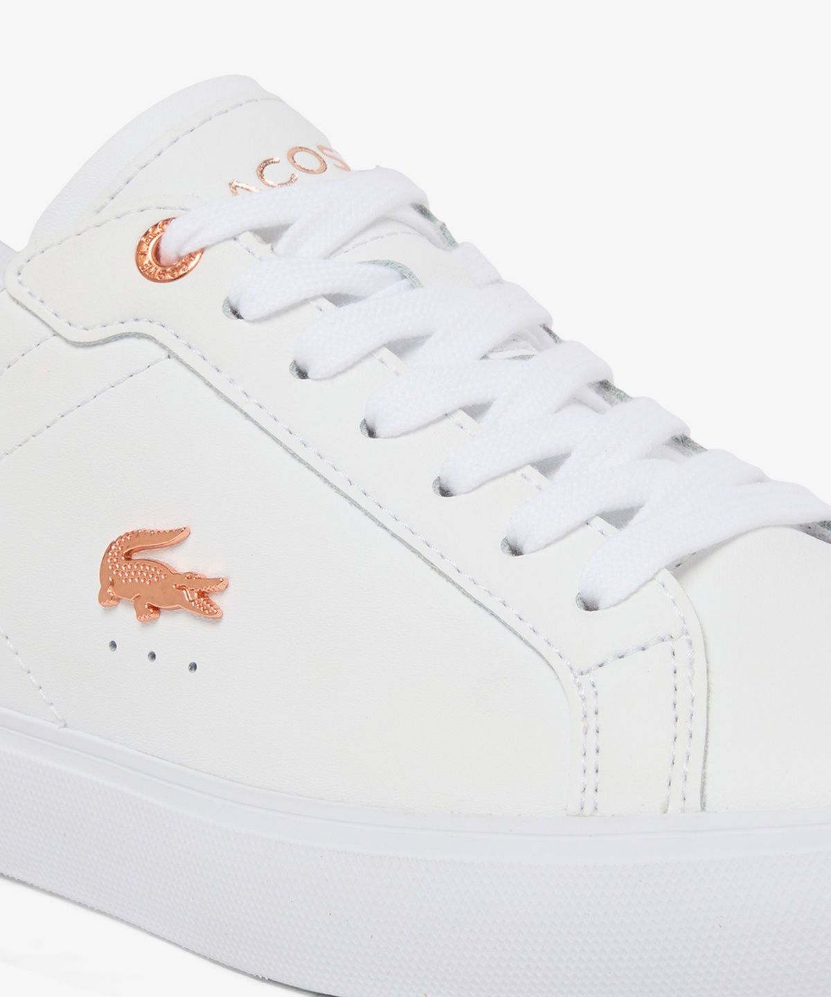 라코스테(LACOSTE) 여성 Powercourt 레더 스니커즈 RZ0193W56G 1Y9