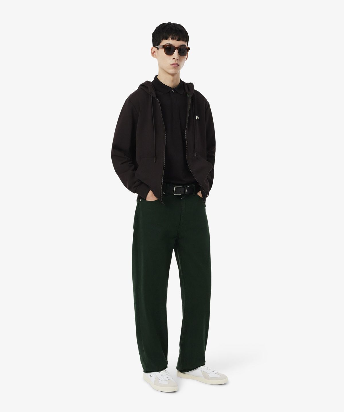 라코스테(LACOSTE) 남성 Baseshot Pro 레더 스니커즈 RZ9063M56G 65T