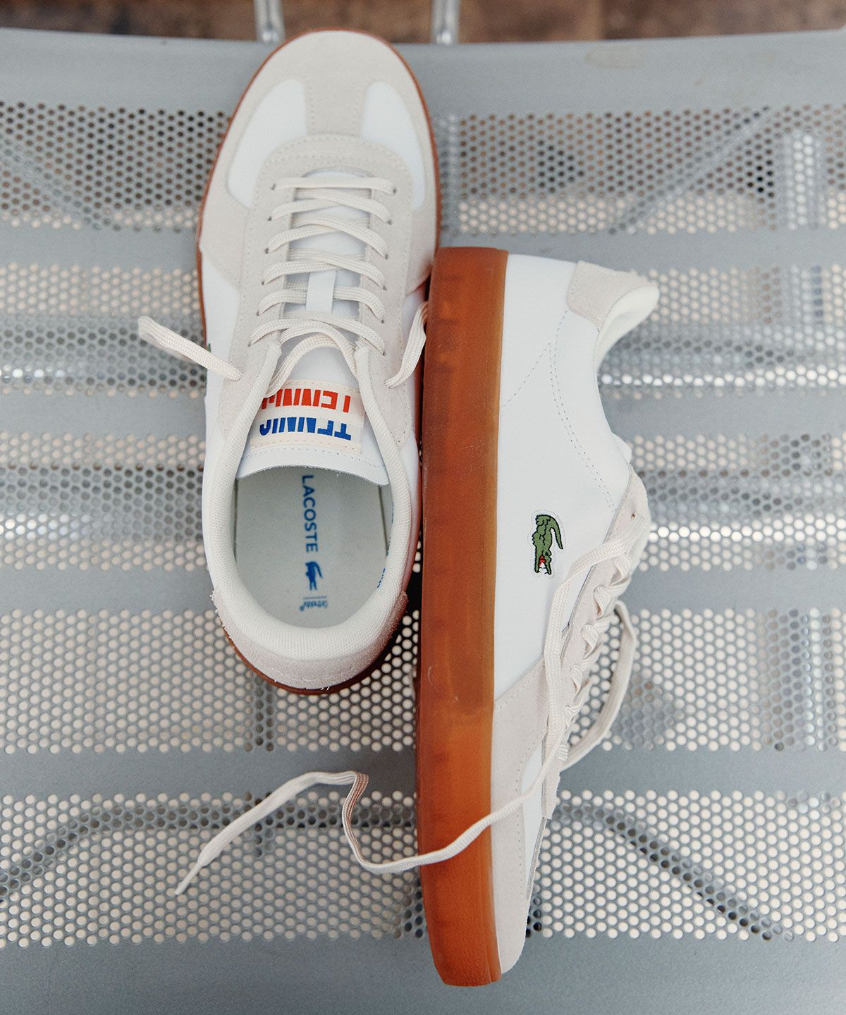 라코스테(LACOSTE) 남성 Baseshot Pro 레더 스니커즈 RZ7077M56G Y37