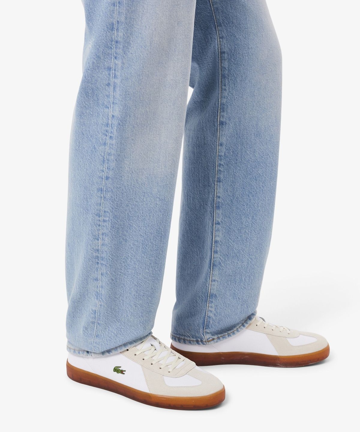 라코스테(LACOSTE) 남성 Baseshot Pro 레더 스니커즈 RZ7077M56G Y37