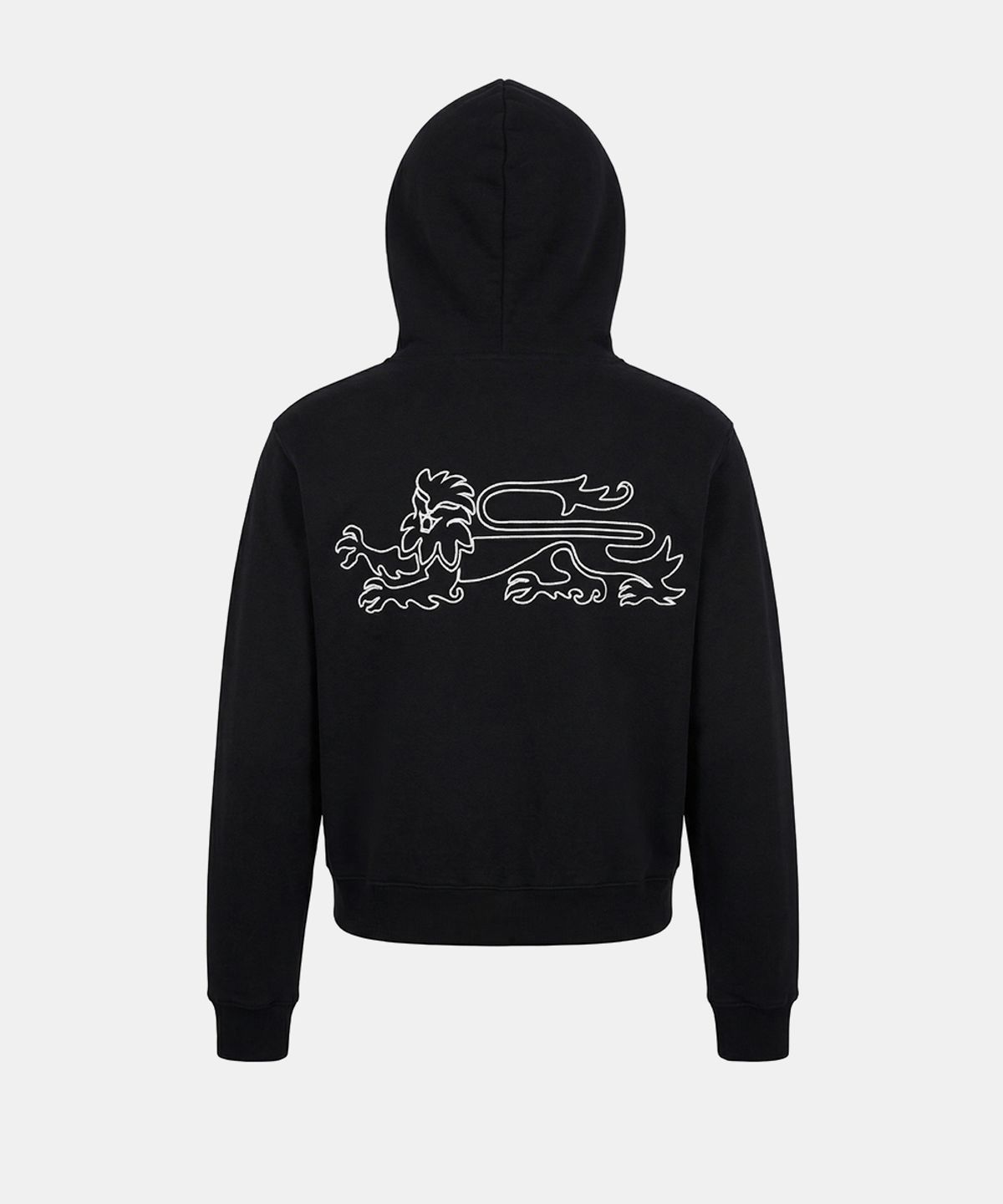 배드블러드(BADBLOOD) Titan Stroke Zip-Up Hoodie - Black
